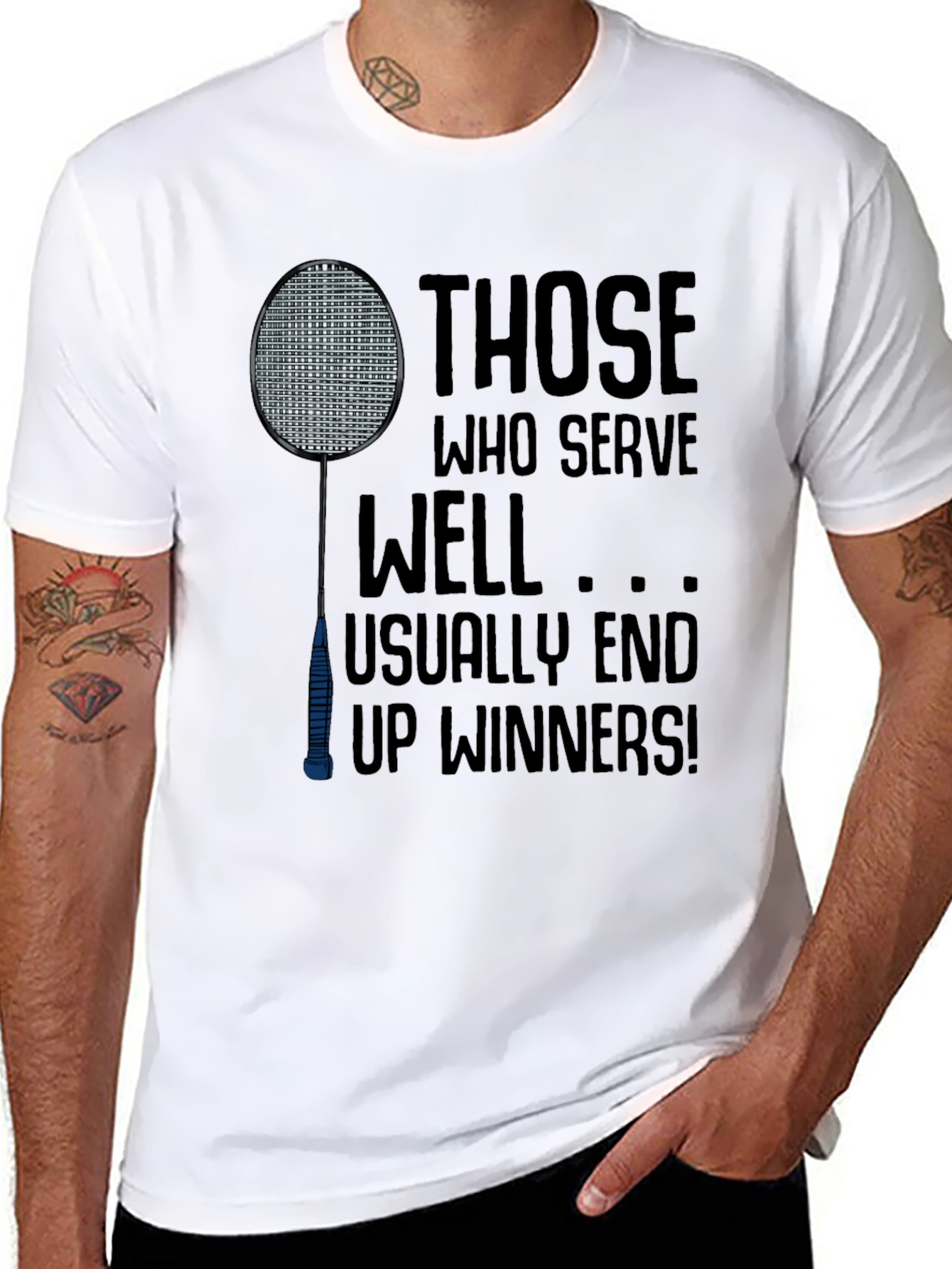 Badminton Serve Well T-Shirt - 8