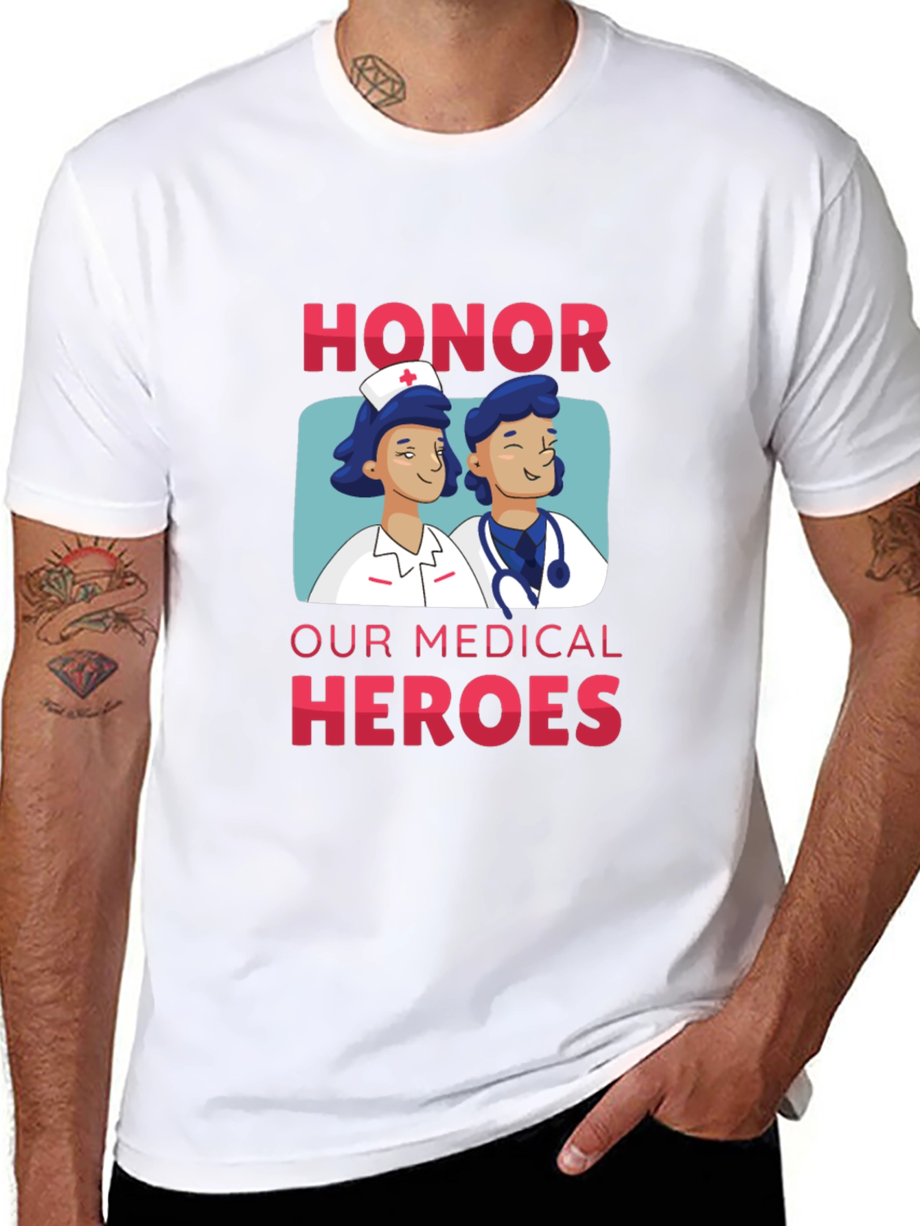 Honor Our Medical Heroes T-Shirt - 8