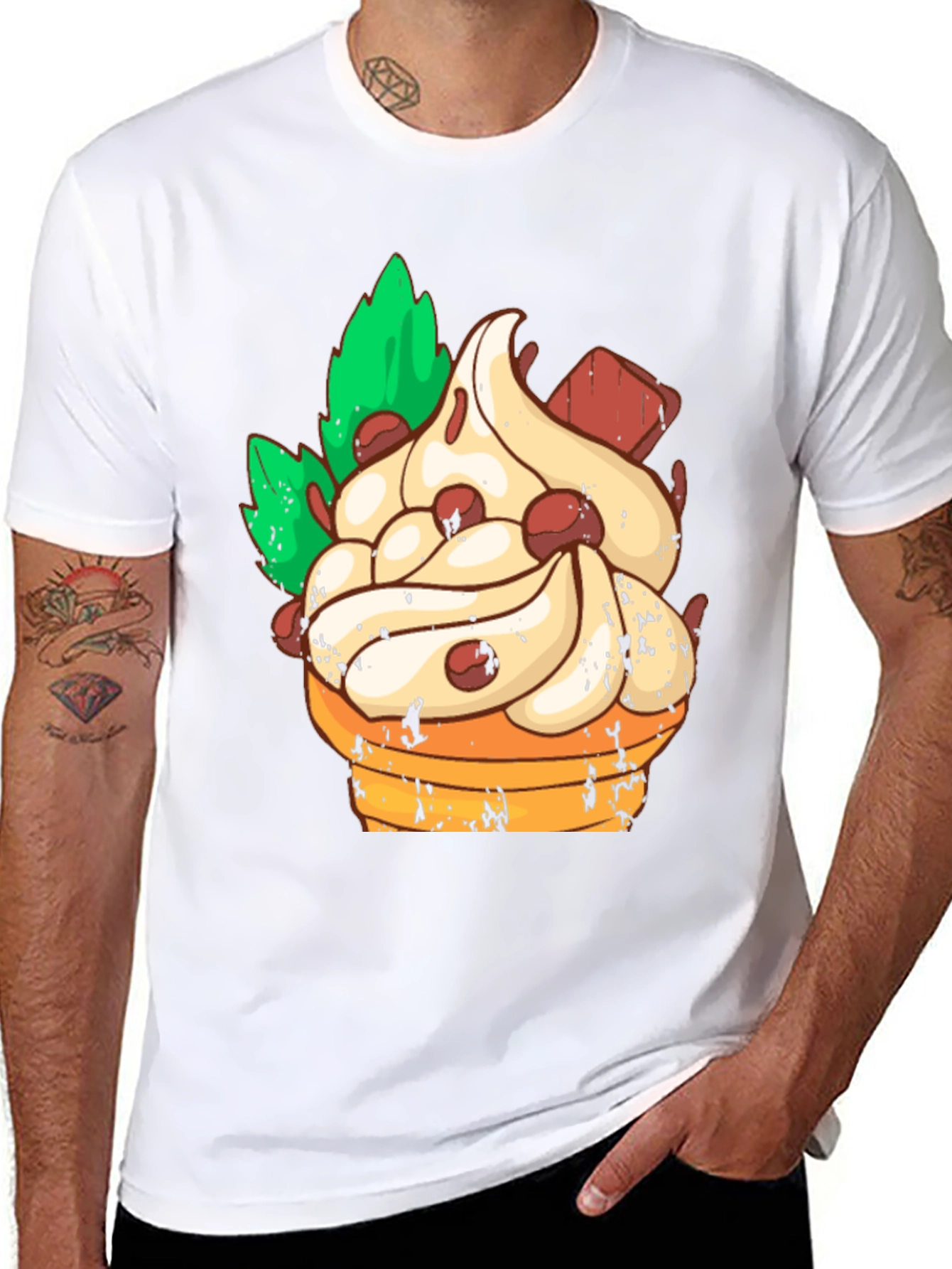 Black Dessert Graphic Tee - Sweet Treat Style! view 8