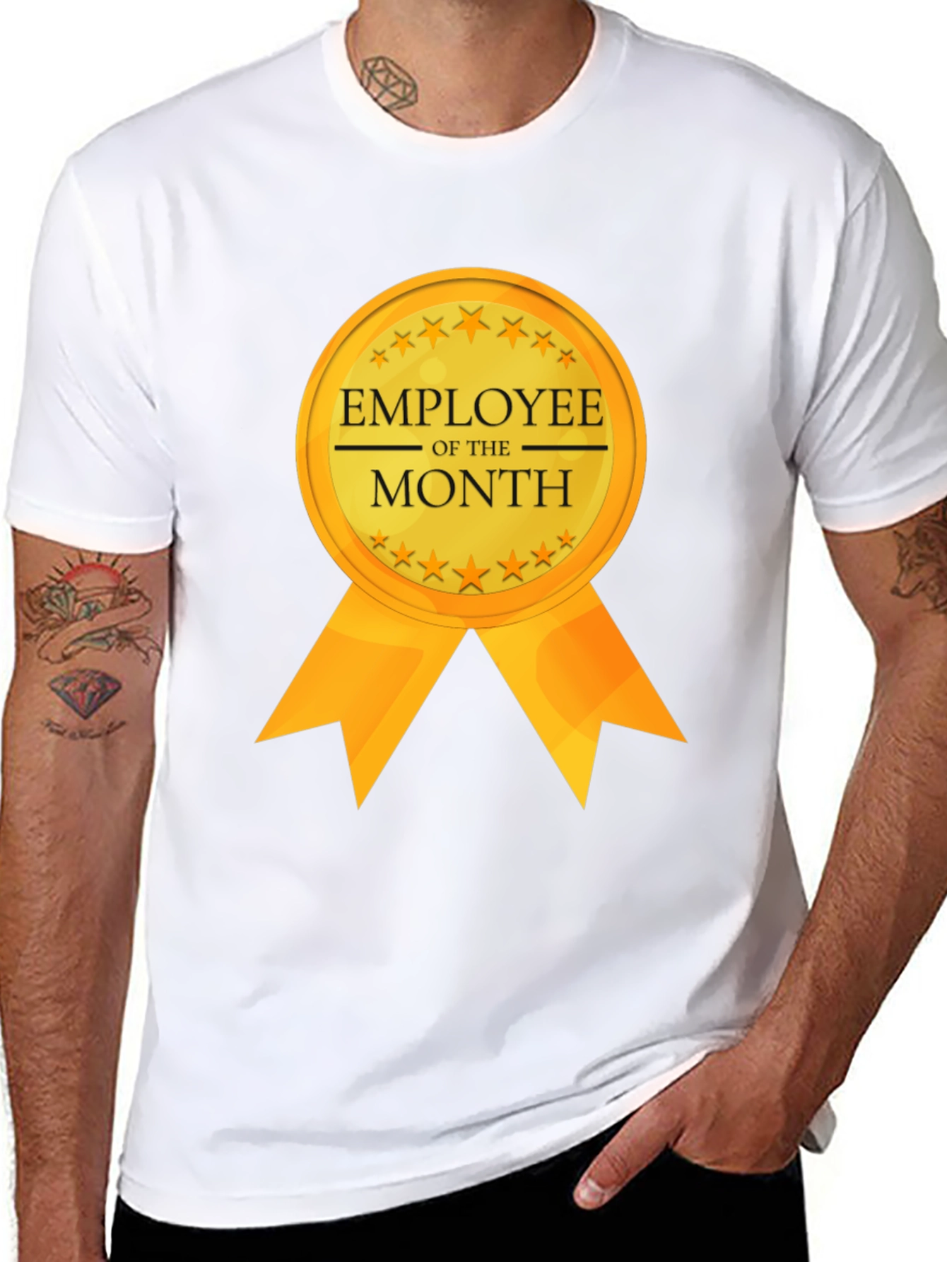 Black Employee of the Month Graphic T-Shirt view 8