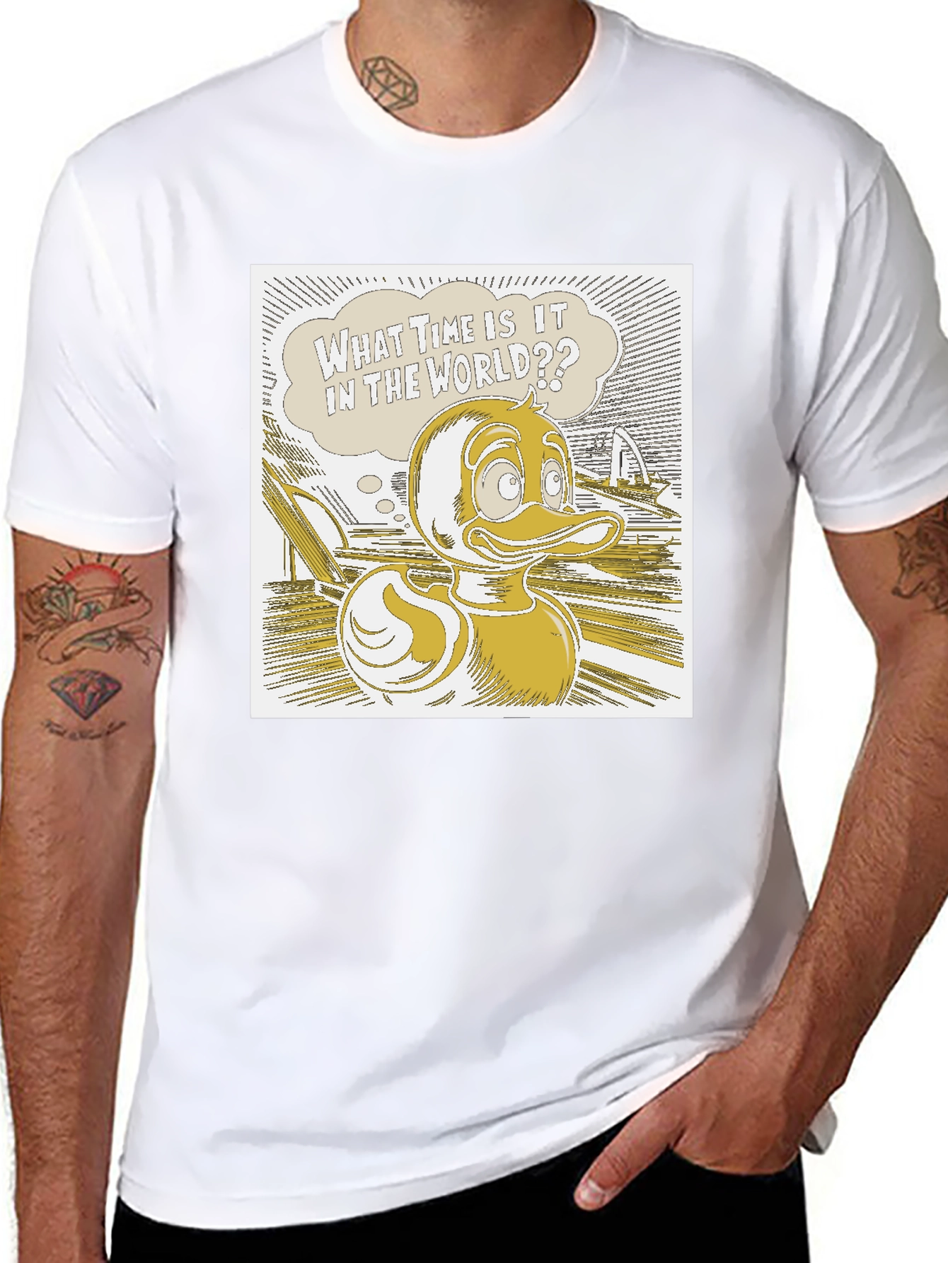 Black Duck Time T-Shirt: What Time is it in the World? view 8
