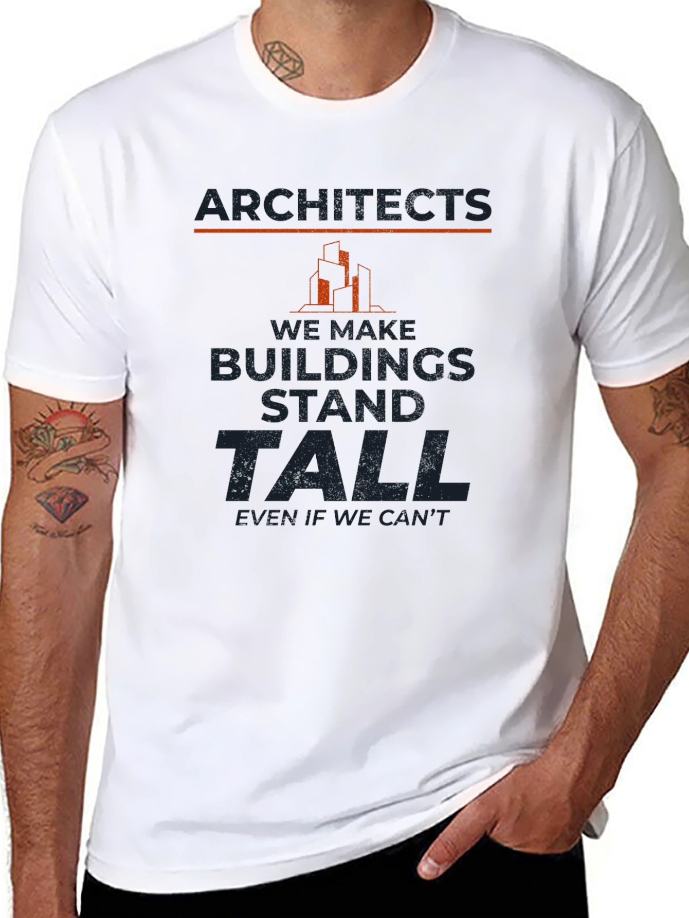 Black Architects Buildings Stand Tall T-Shirt view 8