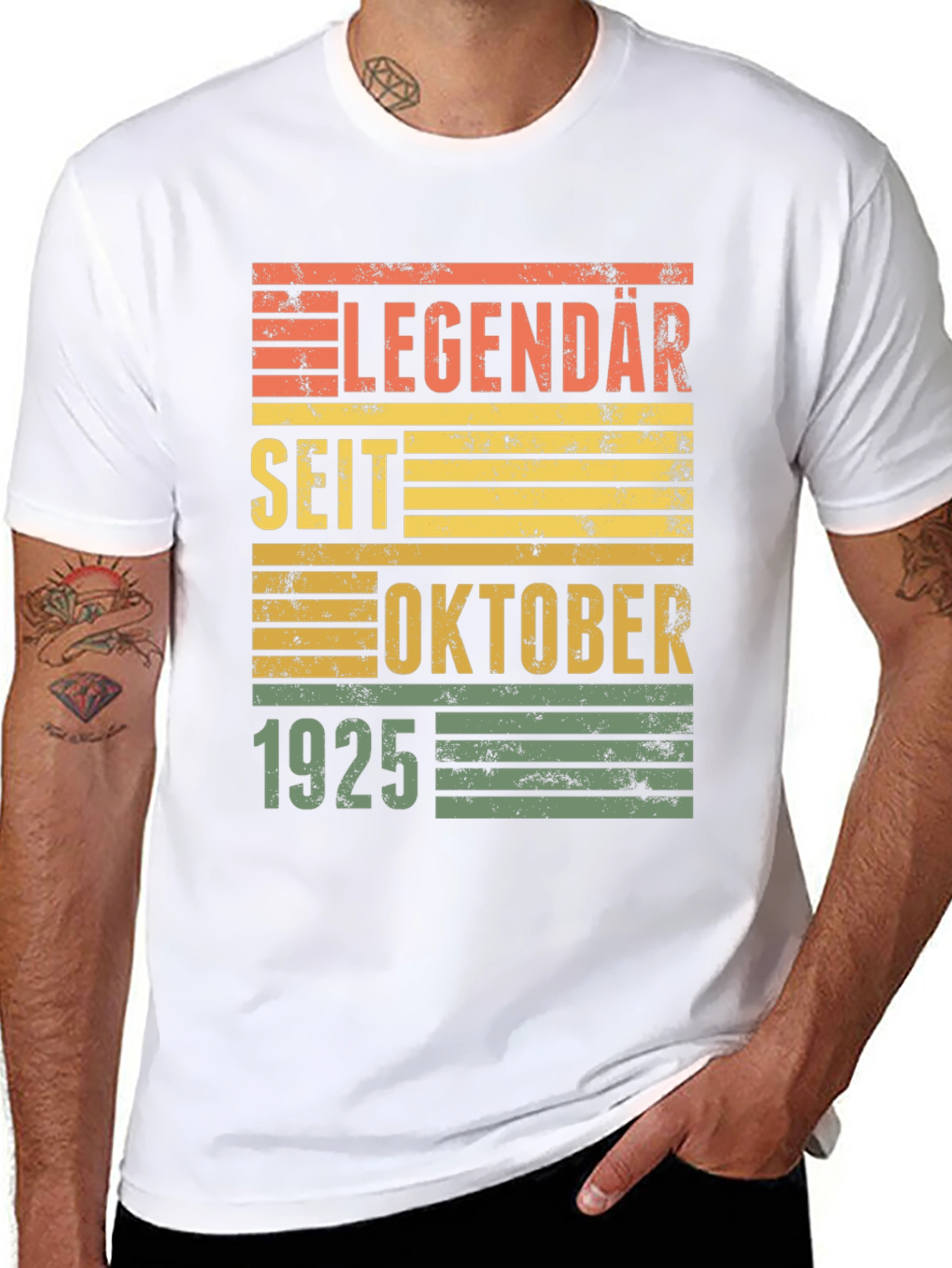 Black Legendary Since October 1925 T-Shirt view 8