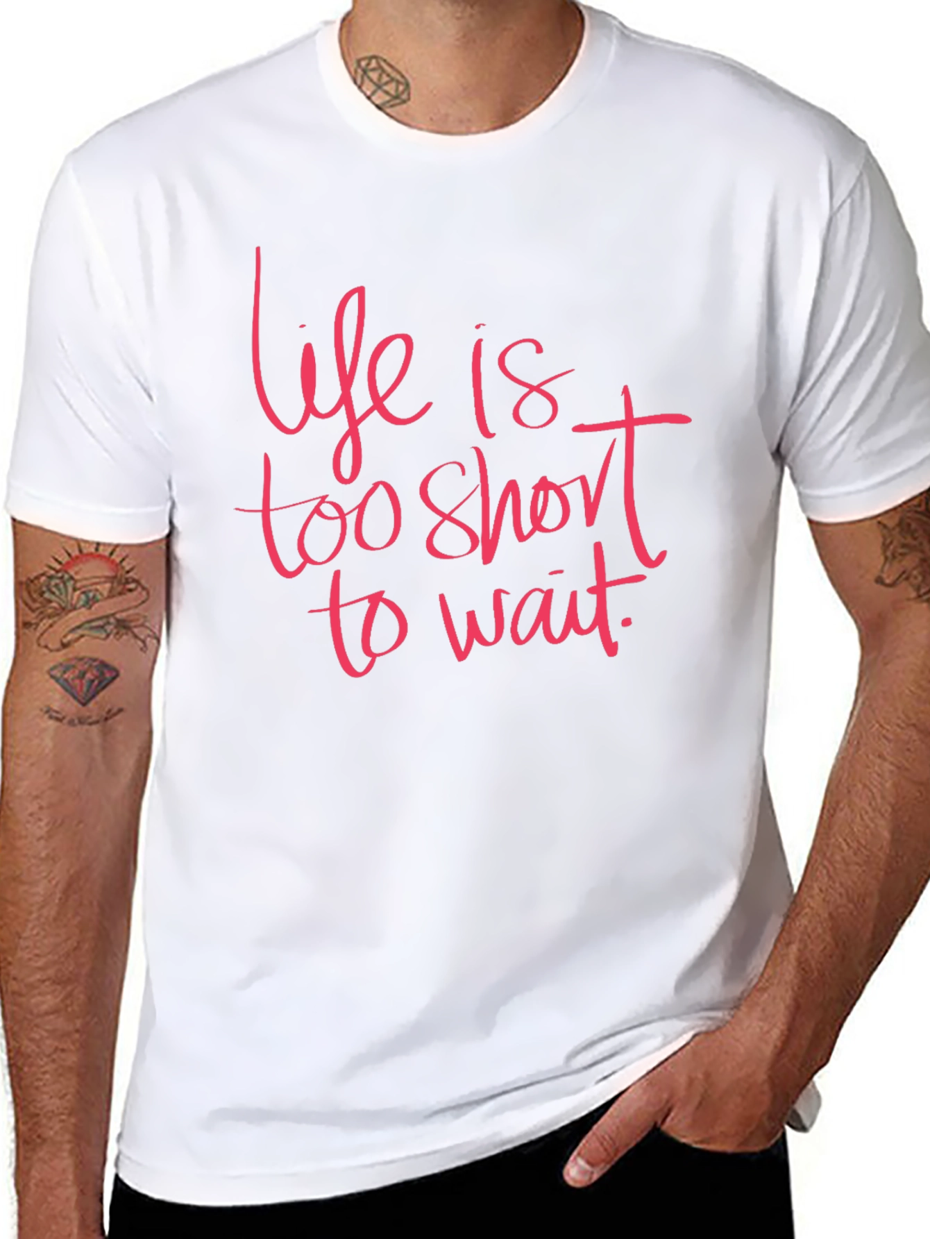 Black Life is Too Short Graphic Tee view 8