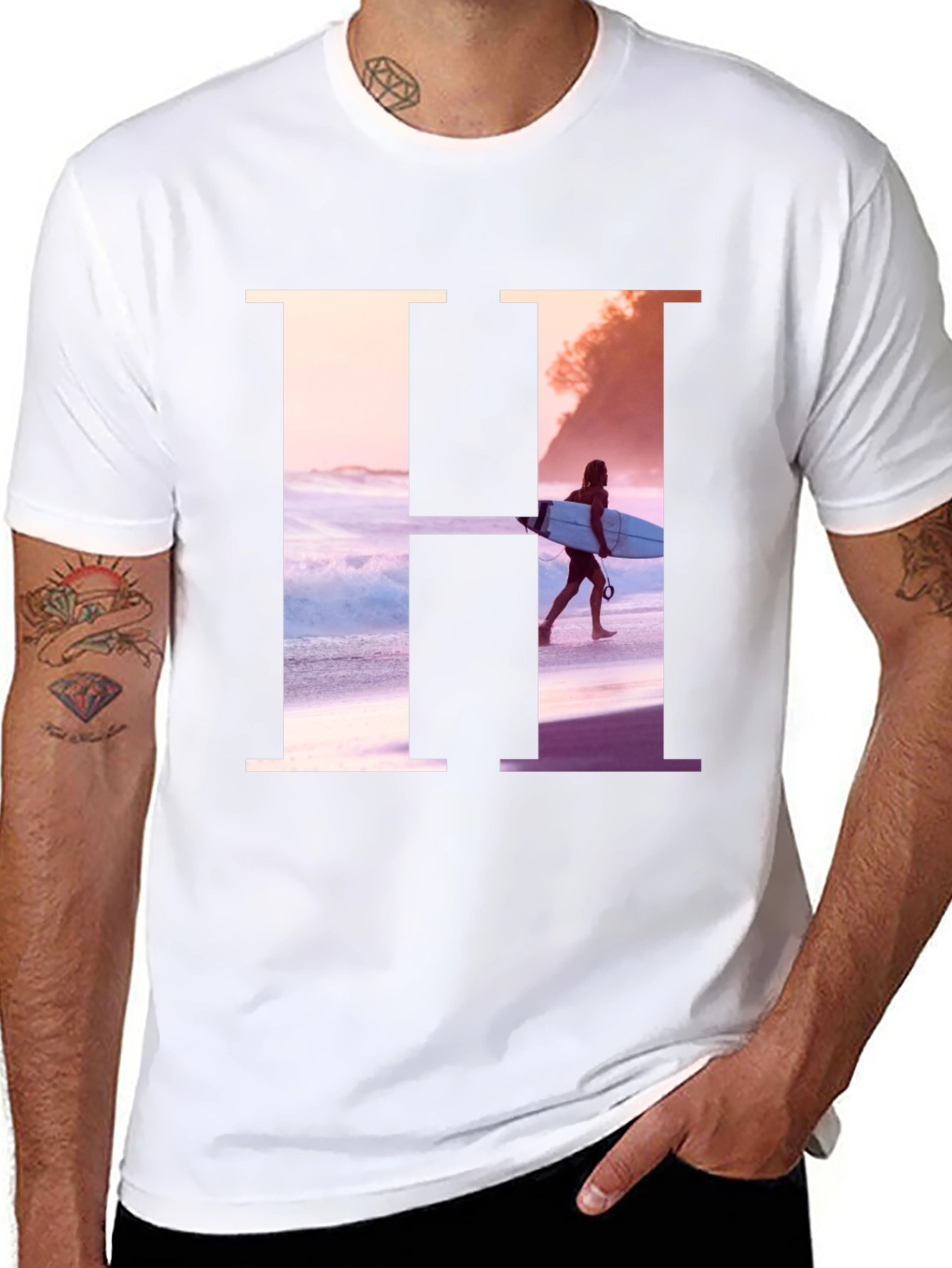 Black Surf's Up Graphic Tee - Beach Vibes view 8