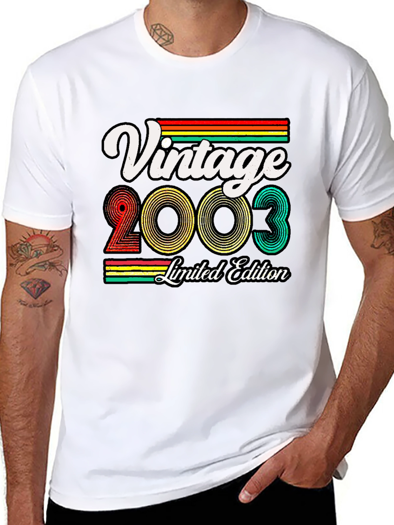 Black Vintage 2003 Limited Edition Graphic T-Shirt view 8