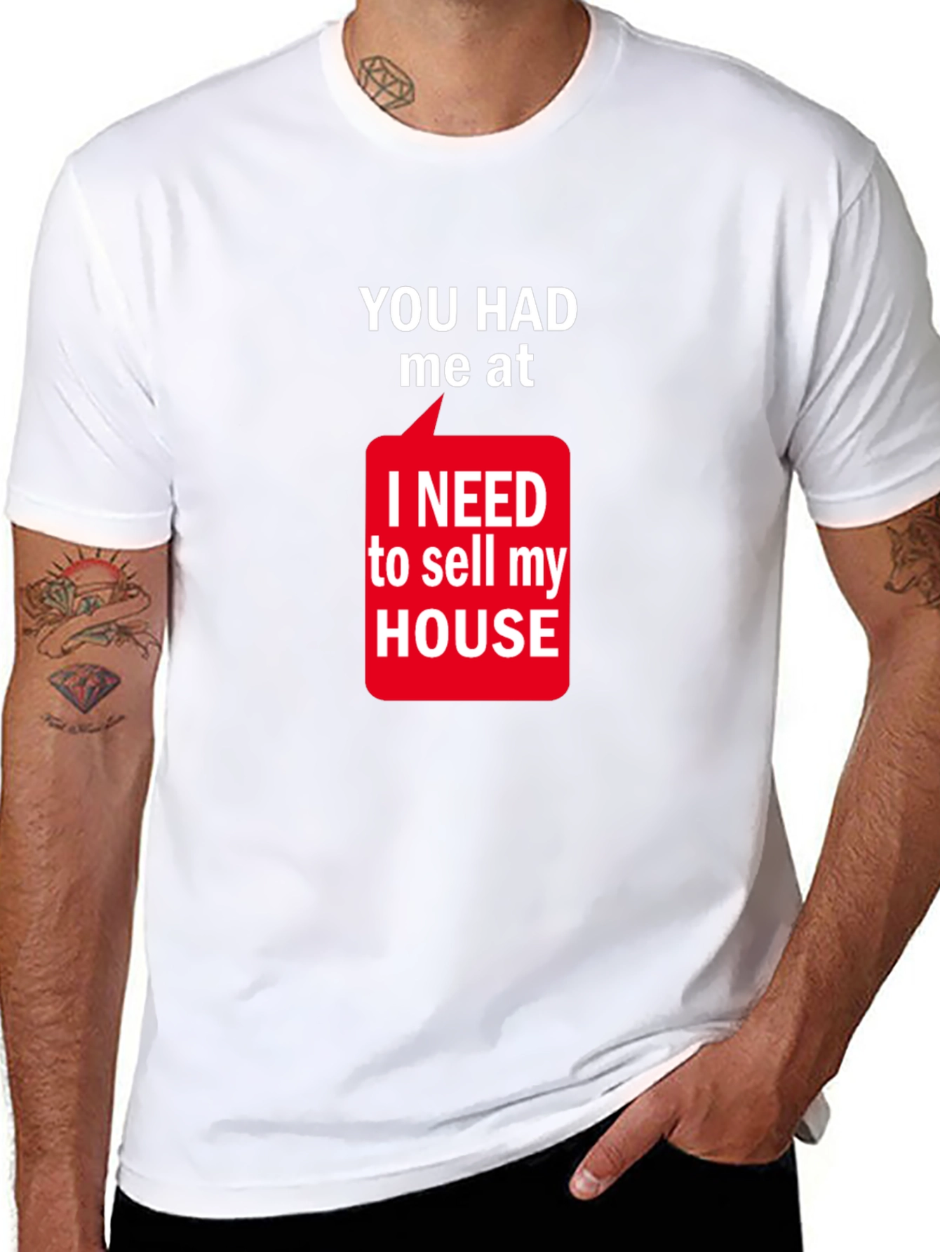 Black Funny Real Estate T-Shirt: You Had Me At Sell My House view 8