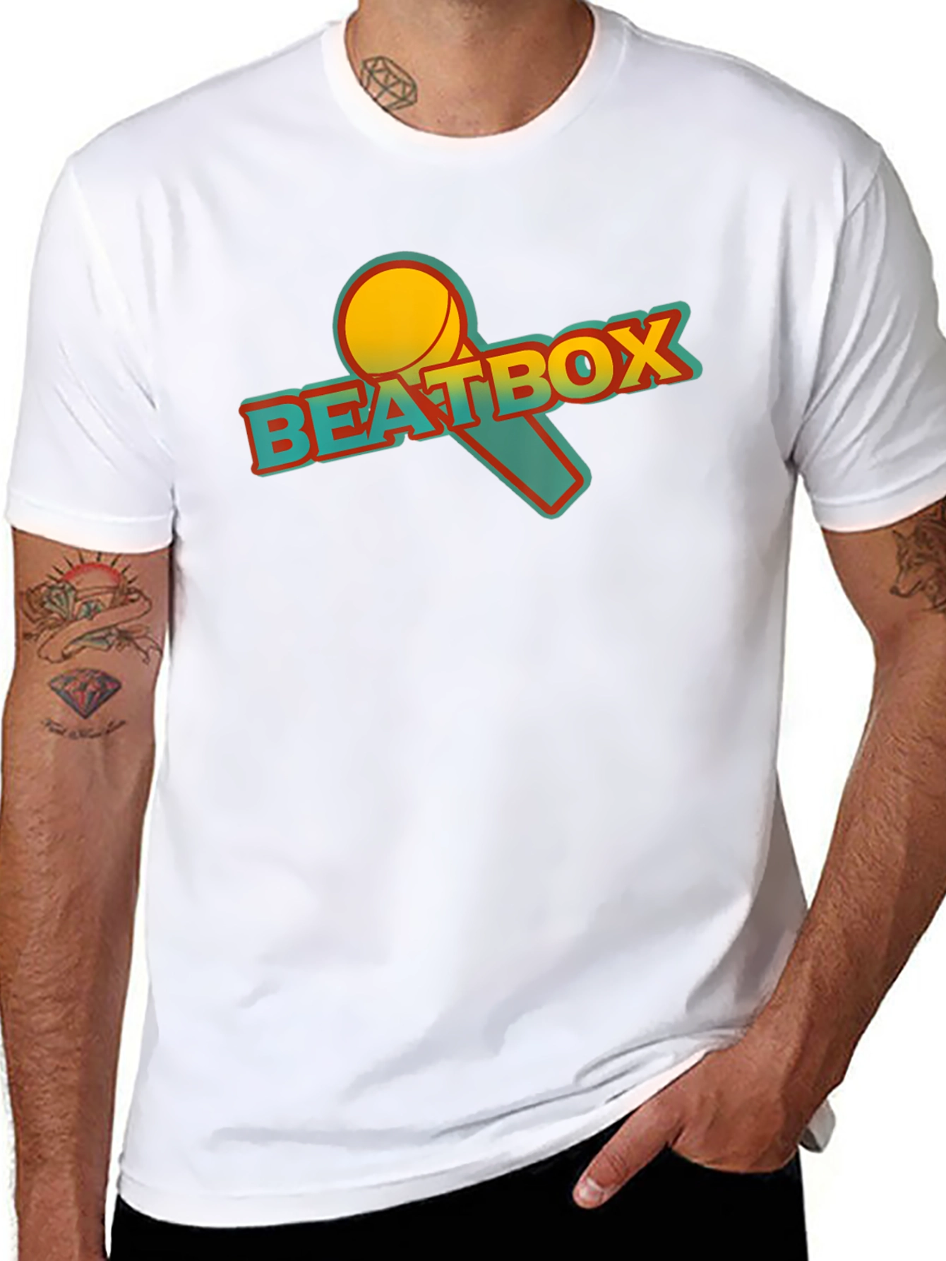 Black Beatbox Graphic Tee - Black view 8