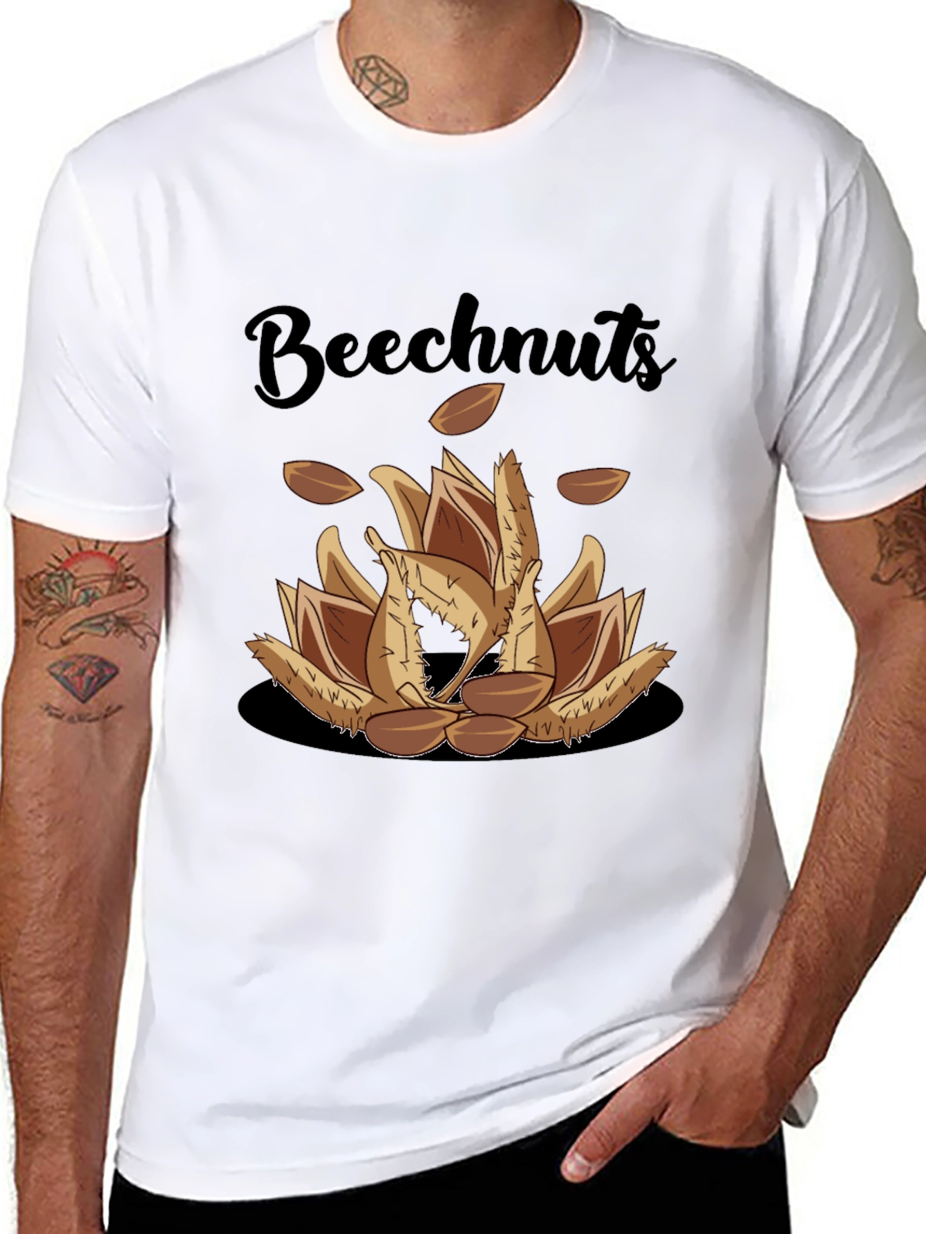 Beechnuts Graphic T-Shirt - Black - 8