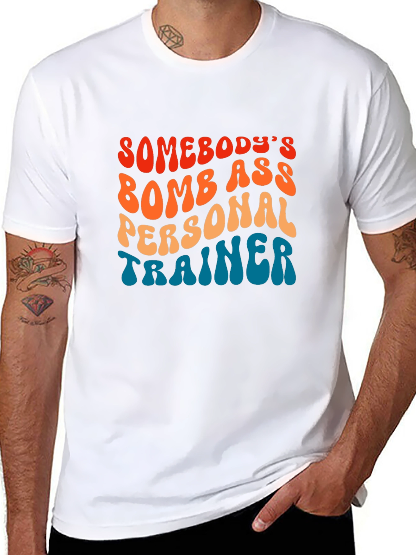Bomb Ass Personal Trainer Graphic Tee - 8