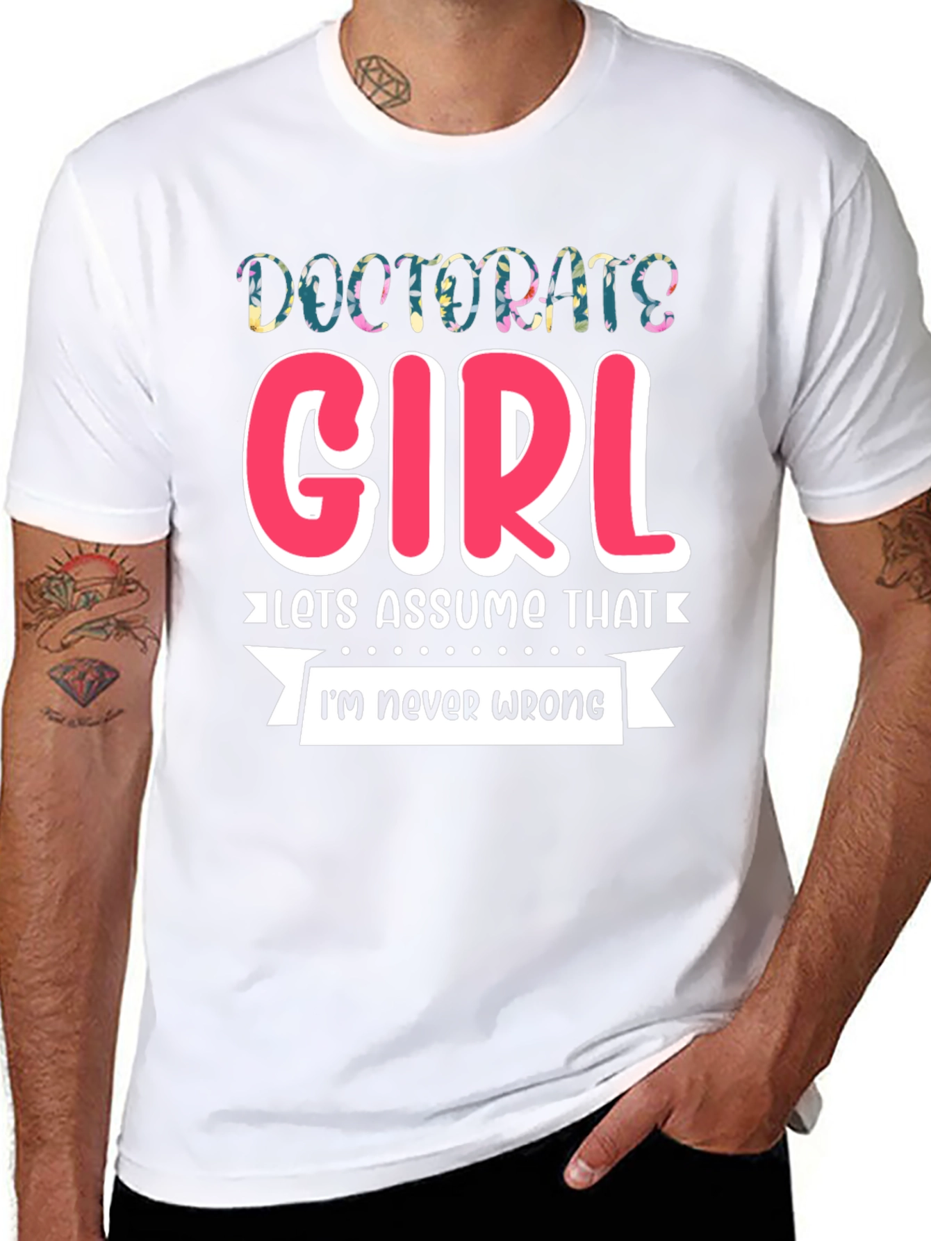 Doctorate Girl T-Shirt - Funny Grad Gift - 8