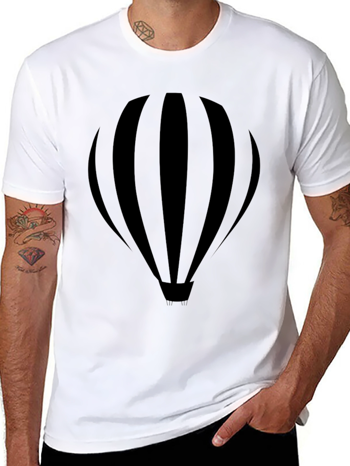 Black Balloon Graphic Tee - Stylish & Comfortable - 8