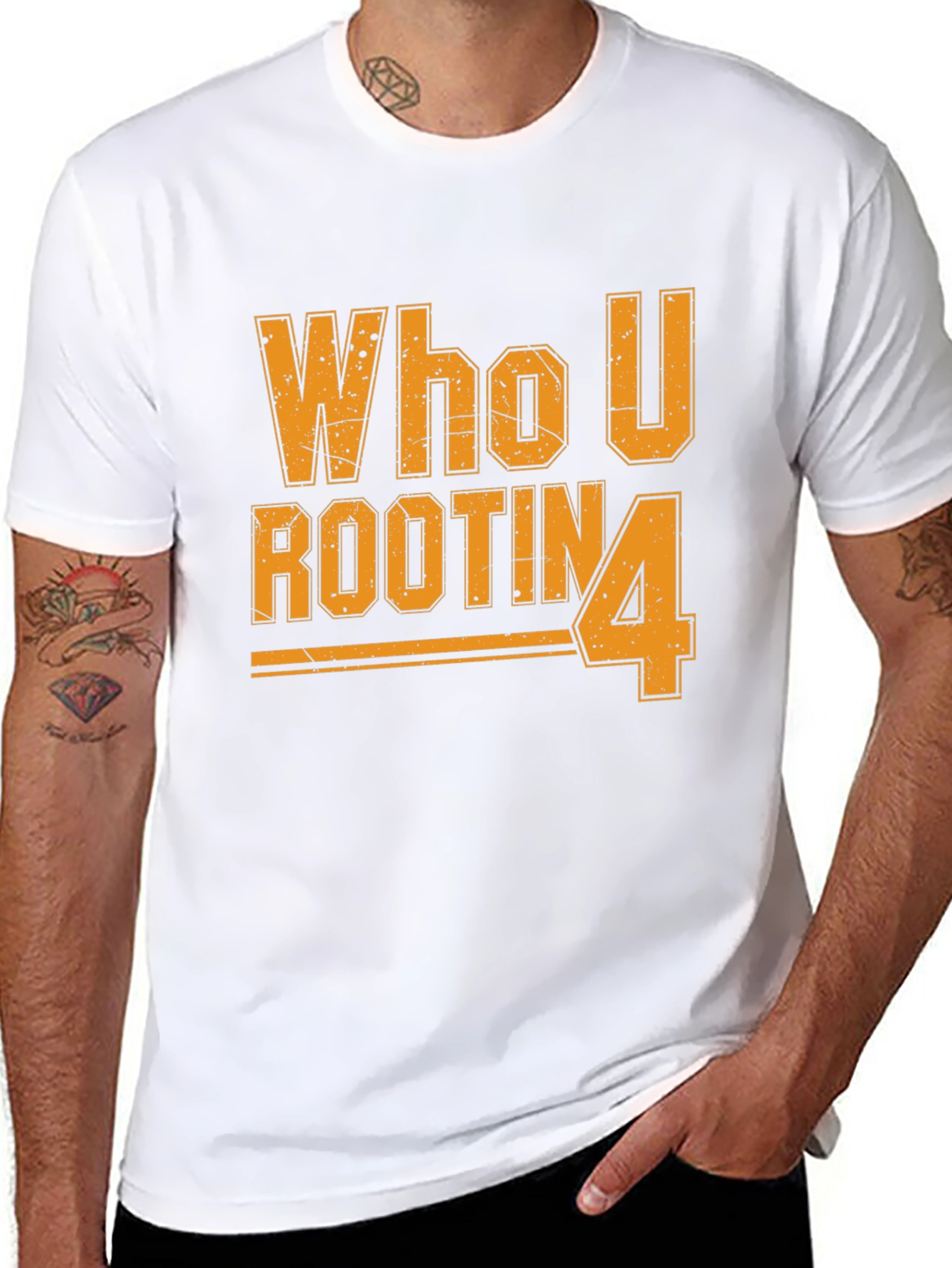Black Who U Rootin 4 Graphic Tee view 8