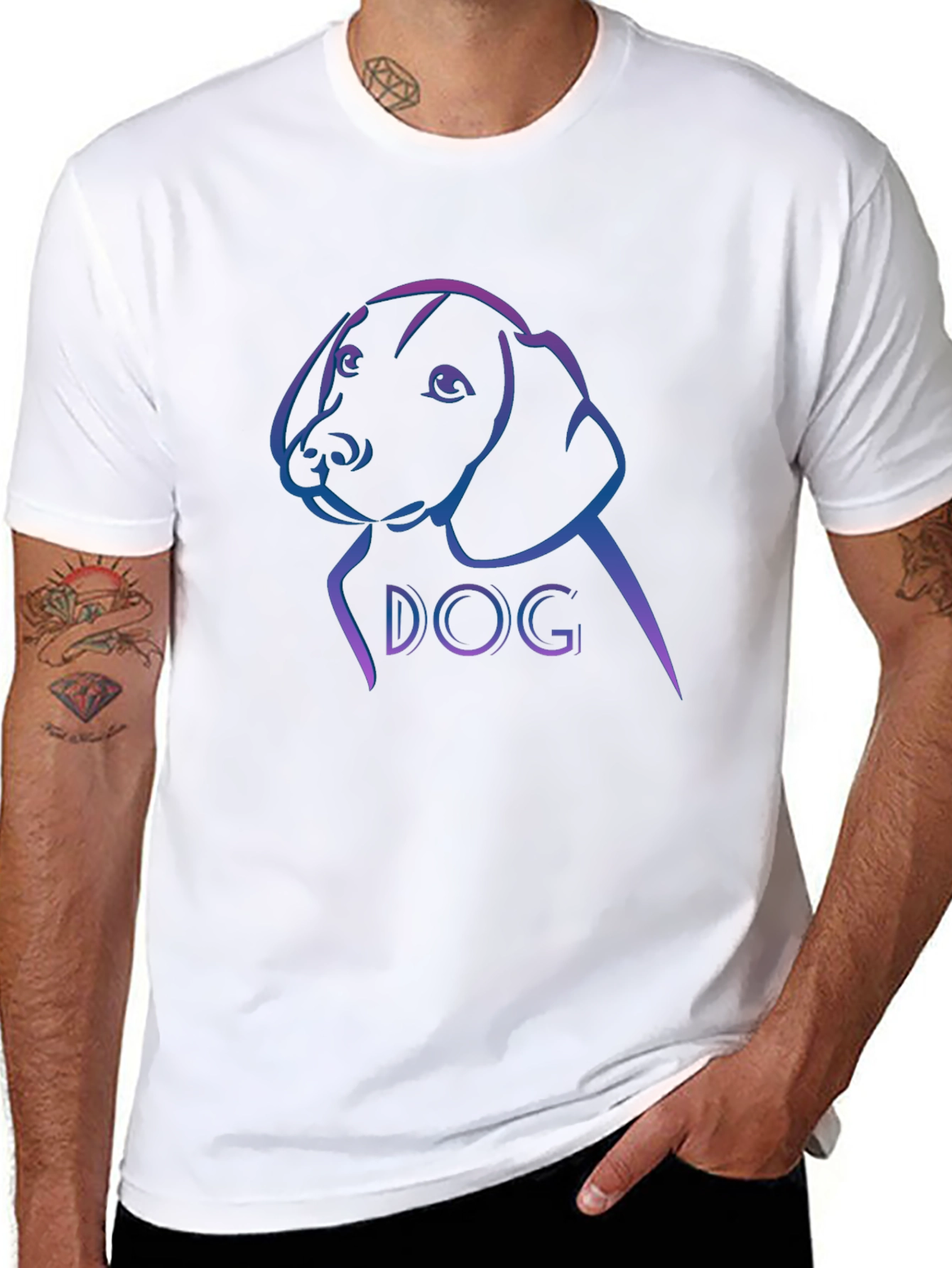 Black Dog Graphic Tee - Stylish & Comfortable view 8