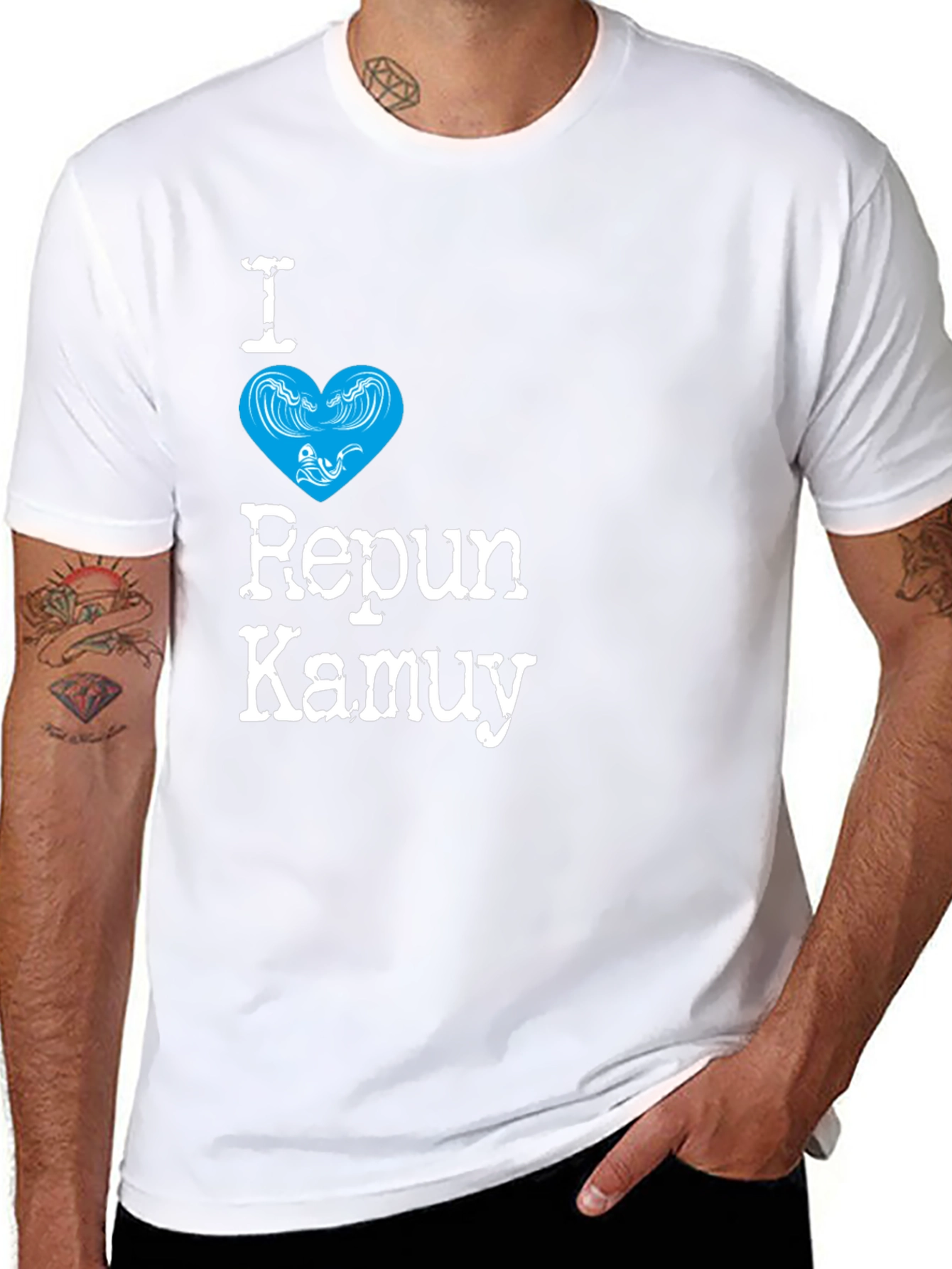 Black I Love Repun Kamuy Tee view 8