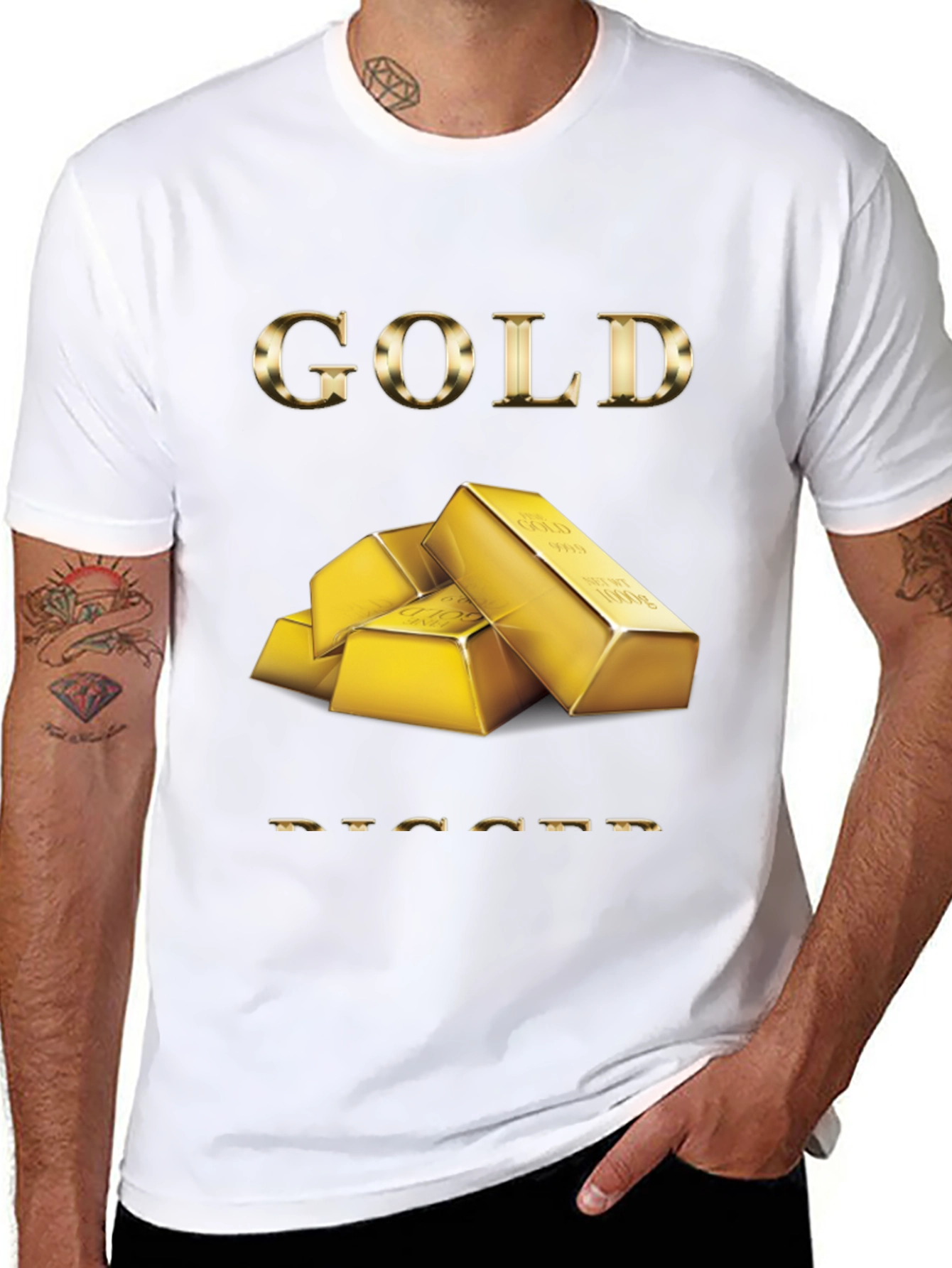 Black Gold Digger Graphic Tee view 8