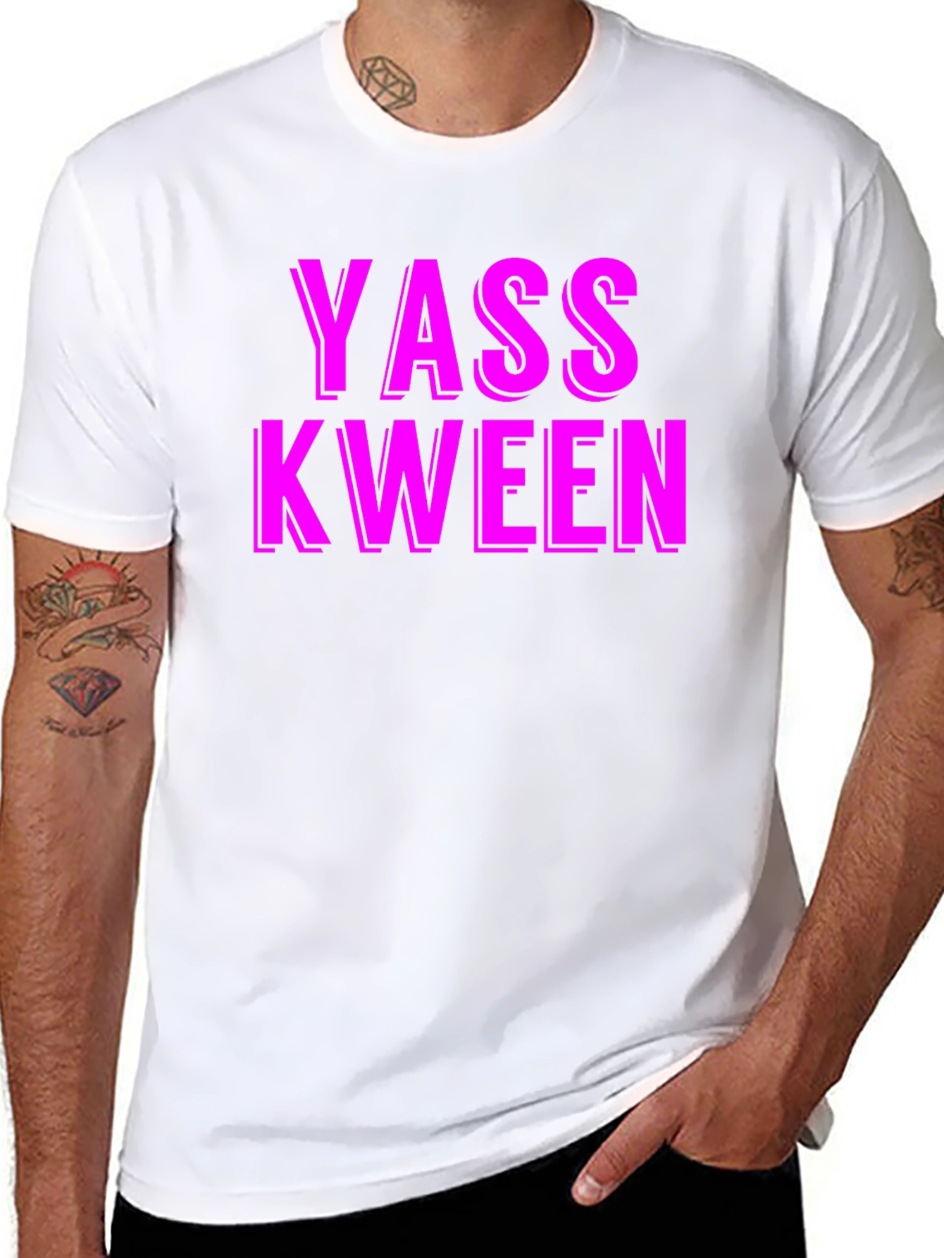Black Yass Kween Graphic Tee - Black view 8