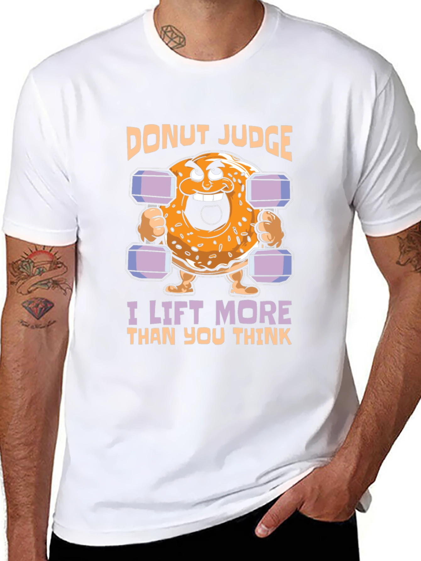 Black Donut Judge T-Shirt view 8