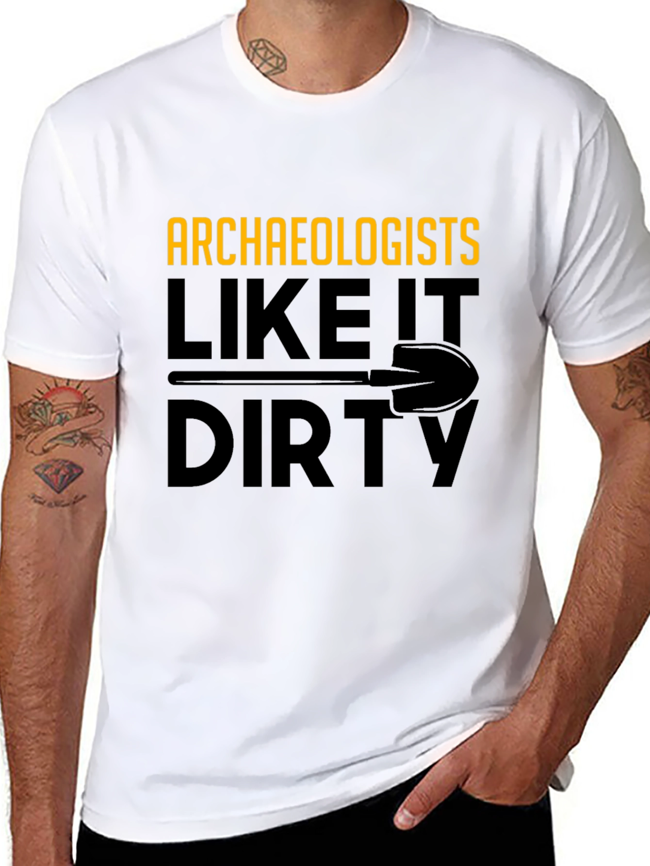 Black Archaeologists Like It Dirty T-Shirt view 8