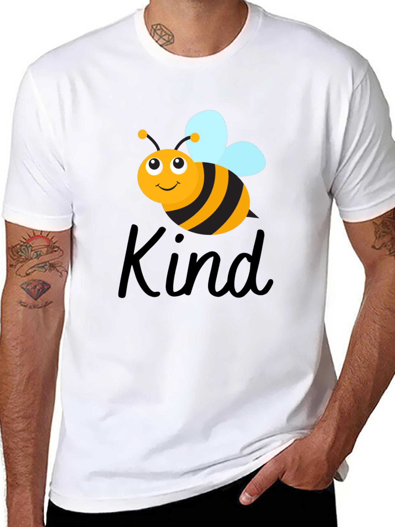Black Be Kind Bee T-Shirt view 8