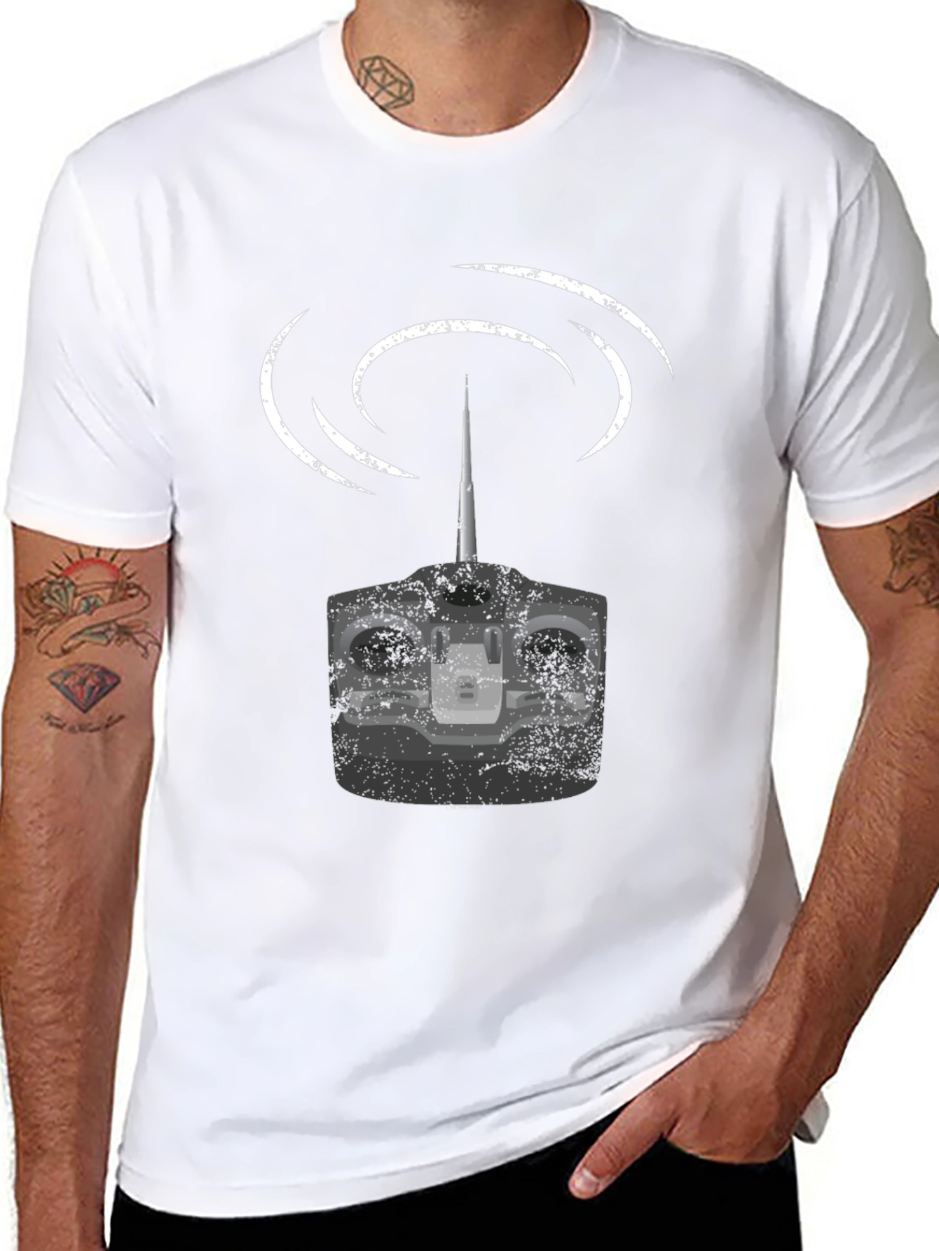 RC Remote Control Graphic T-Shirt - 8