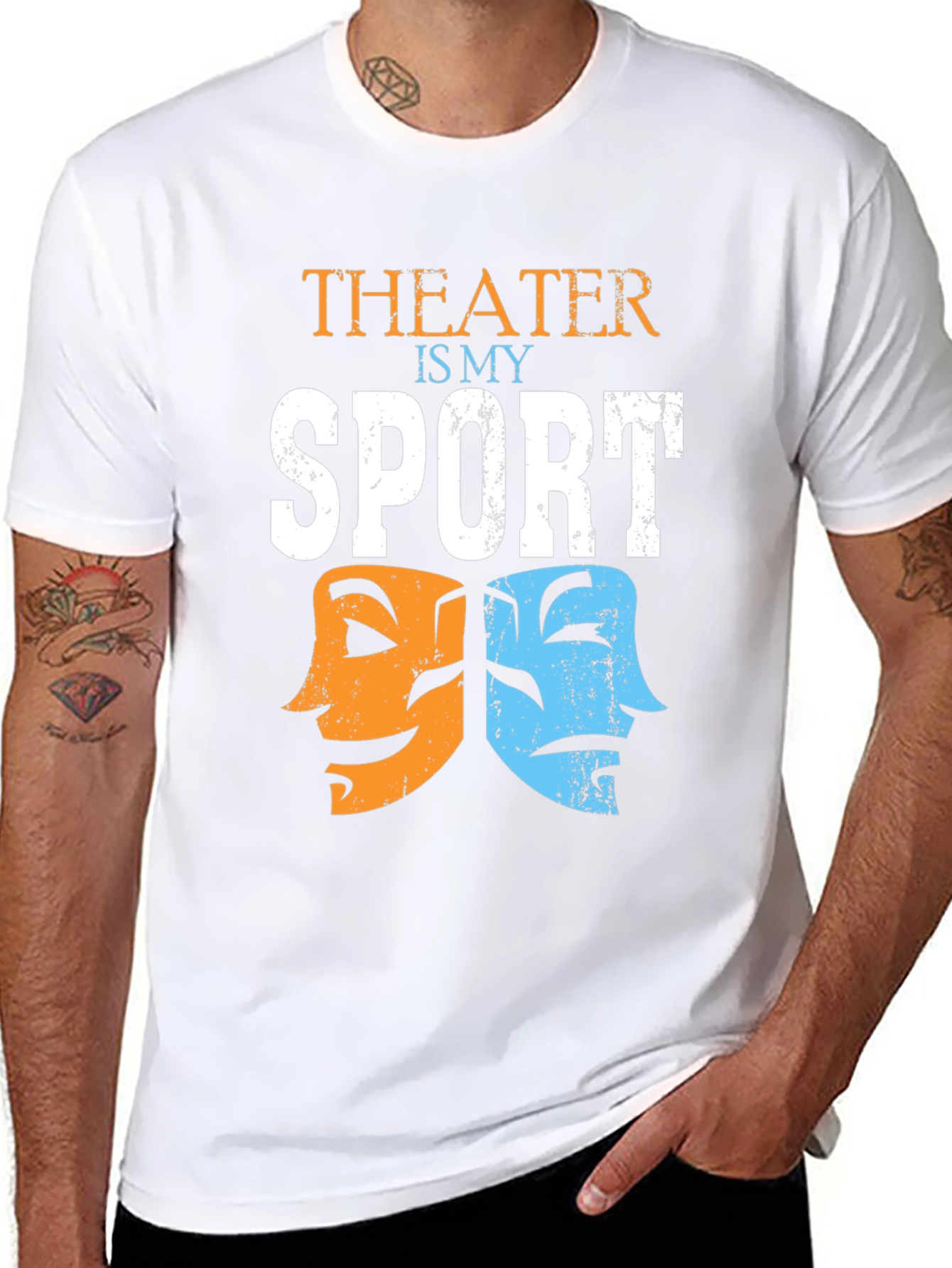 Black Theater Is My Sport Graphic Tee view 8