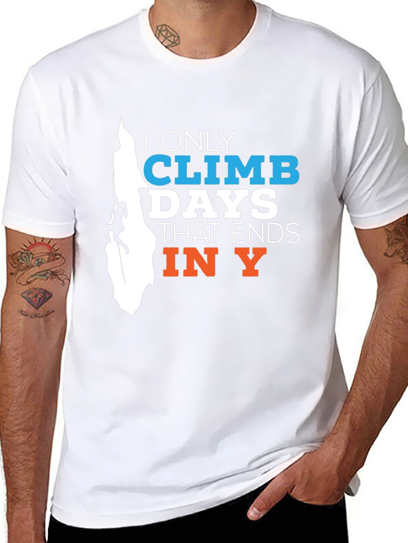 Black Climbing Days T-Shirt - Ends in Y view 8