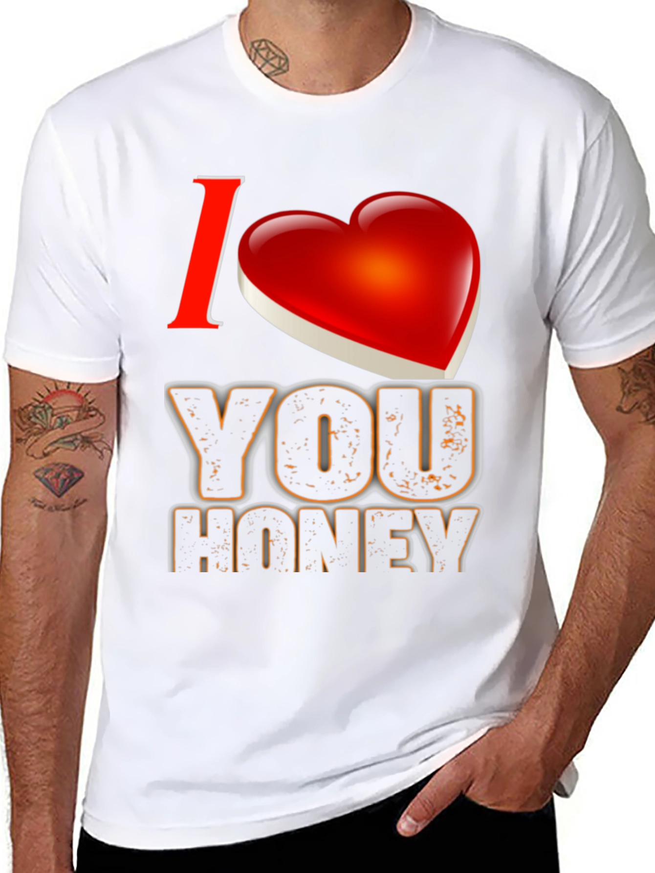 I Heart You Honey - Graphic Tee - 8