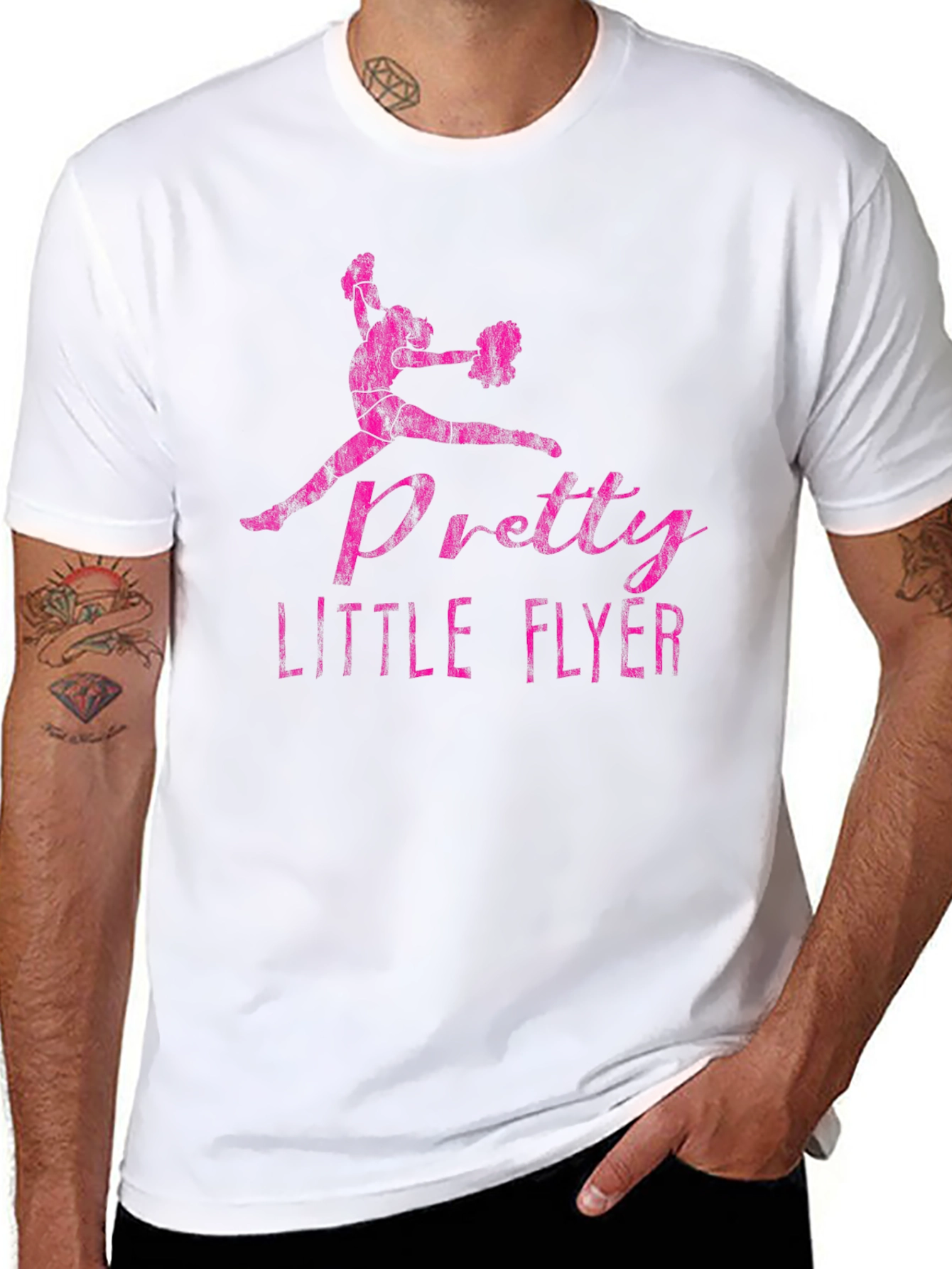 Pretty Little Flyer T-Shirt - Cheerleading Tee - 8