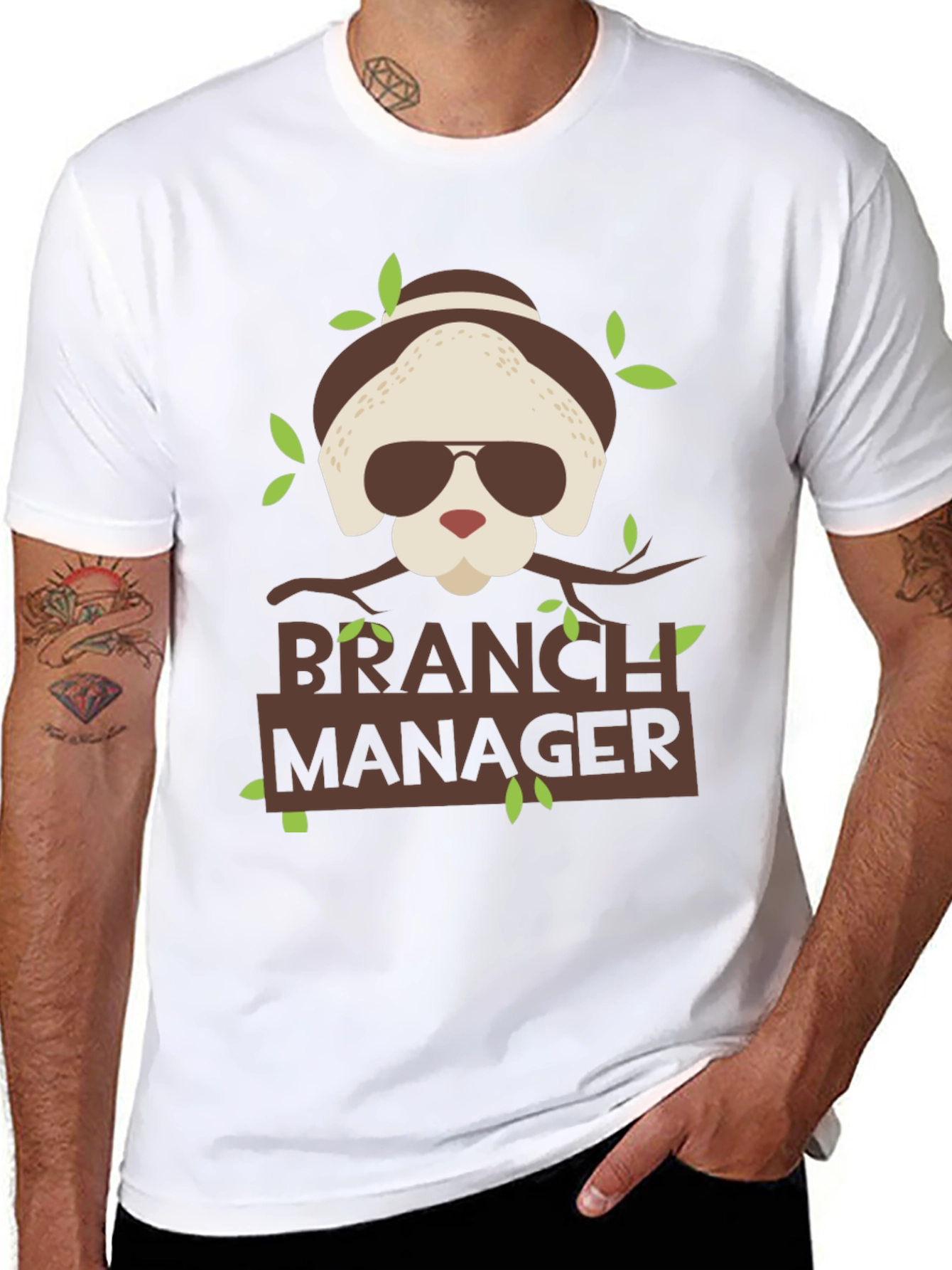 Black Branch Manager T-Shirt view 8