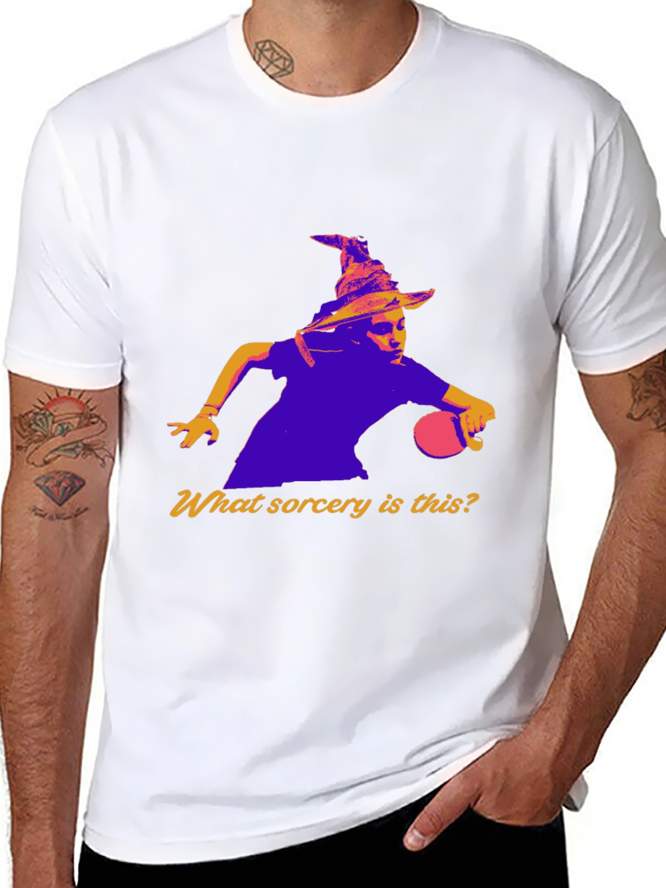 Black Wizardry T-Shirt: What Sorcery Is This? view 8