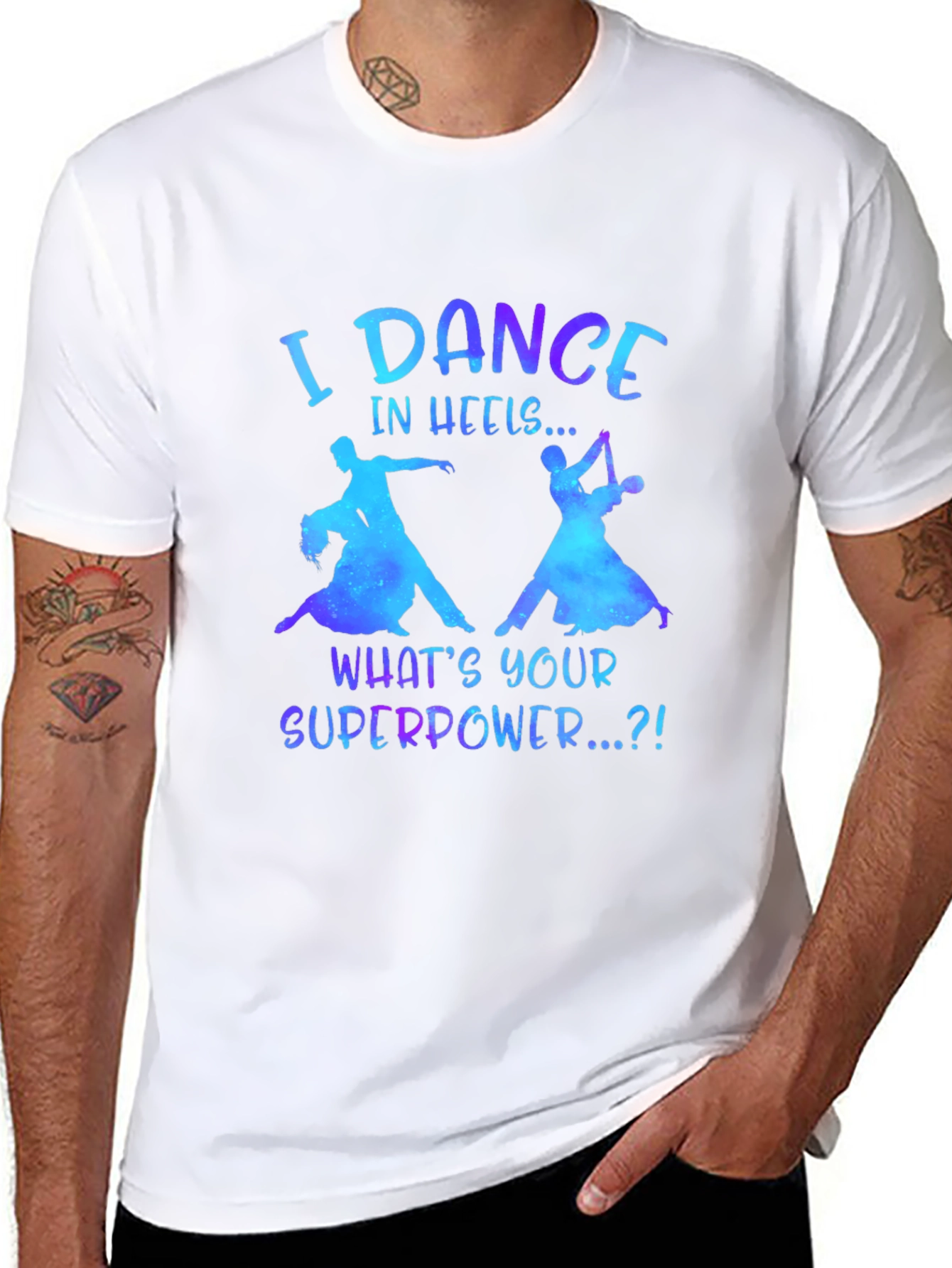 Black I Dance in Heels Graphic Tee view 8