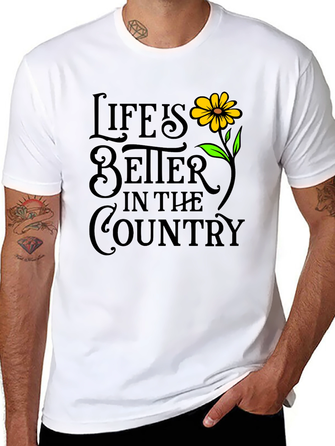Black Life is Better in The Country T-Shirt view 8