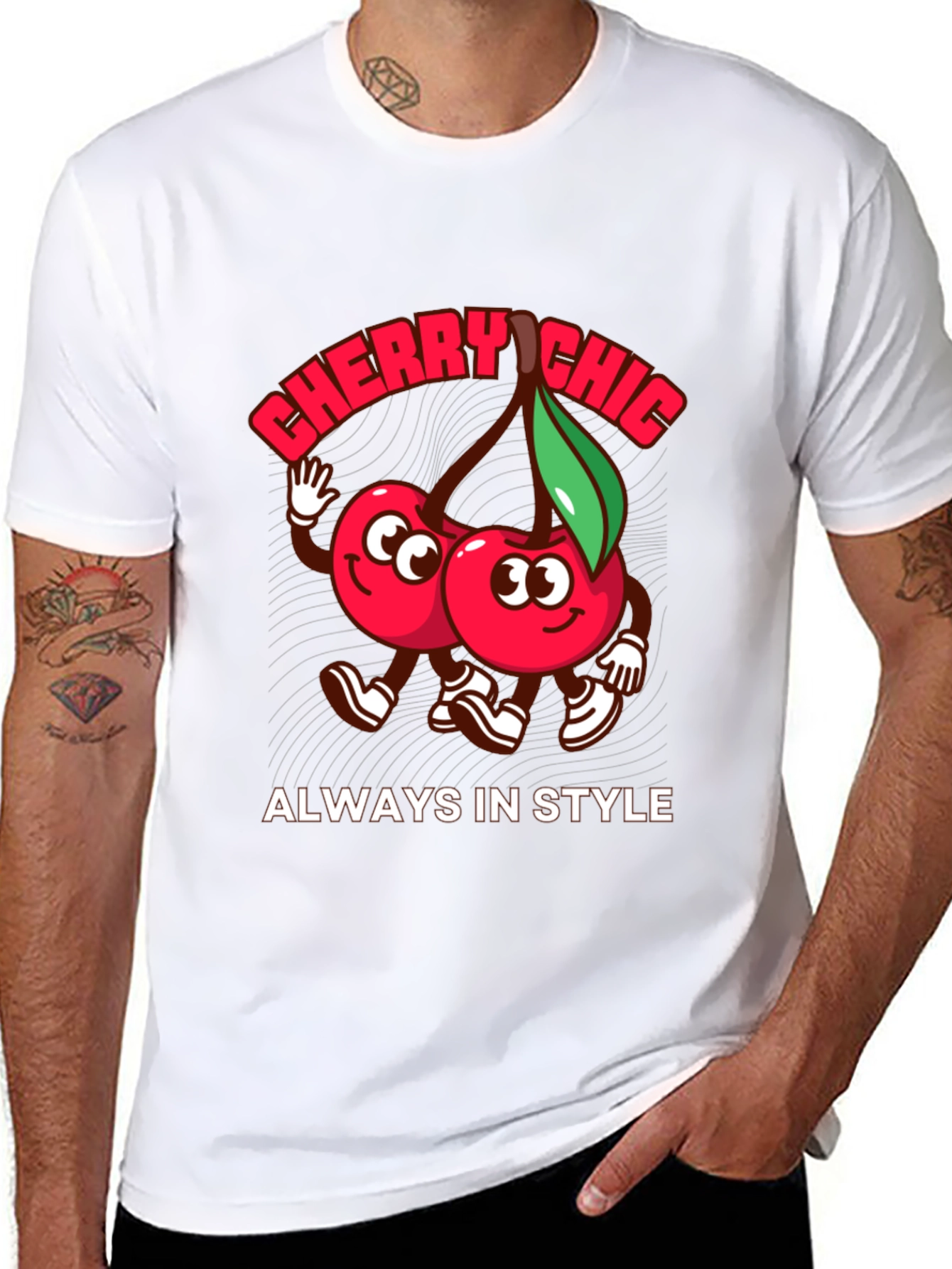 Black Cherry Chic Graphic Tee view 8