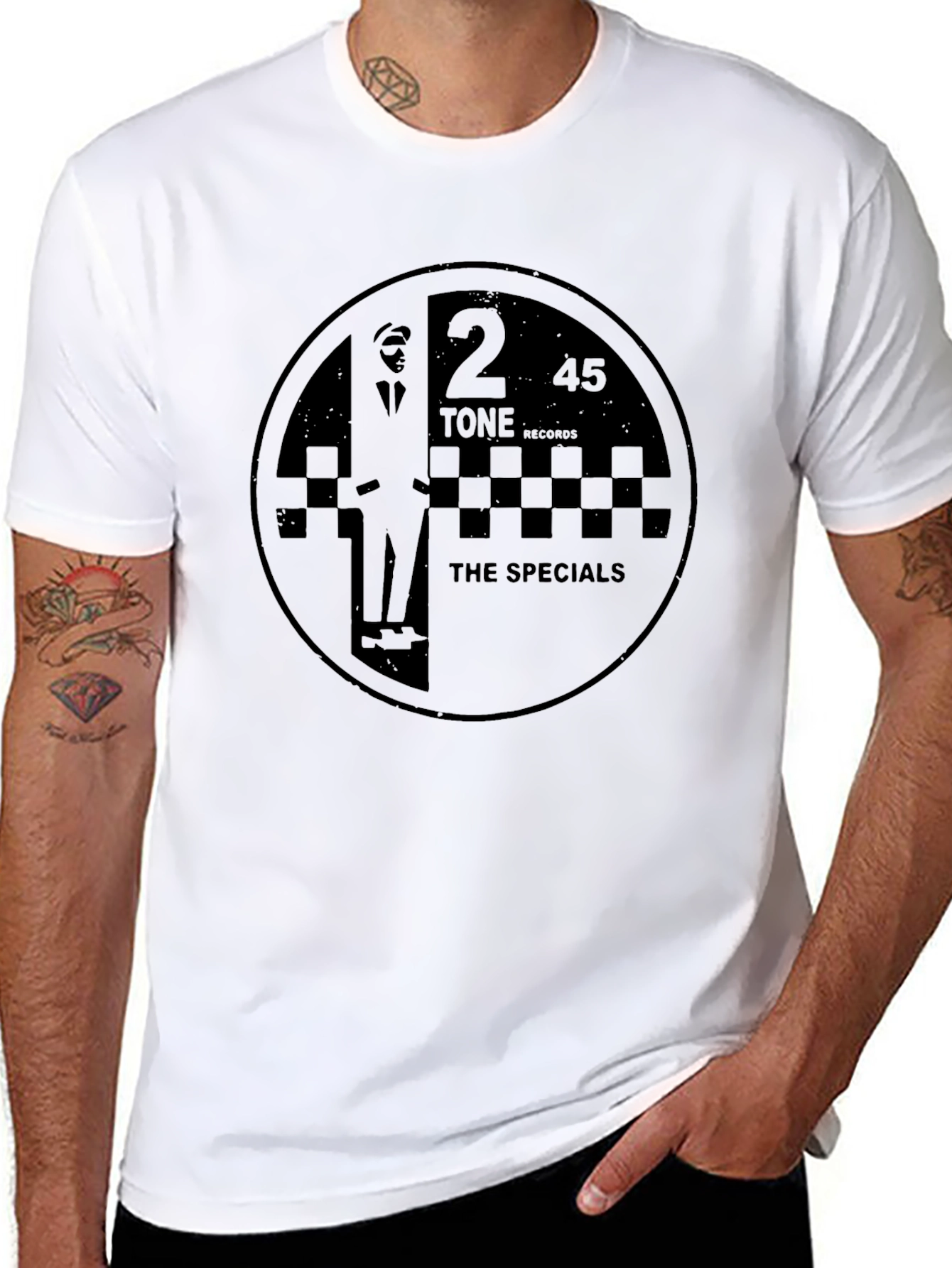 Black The Specials 2 Tone Records T-Shirt view 8