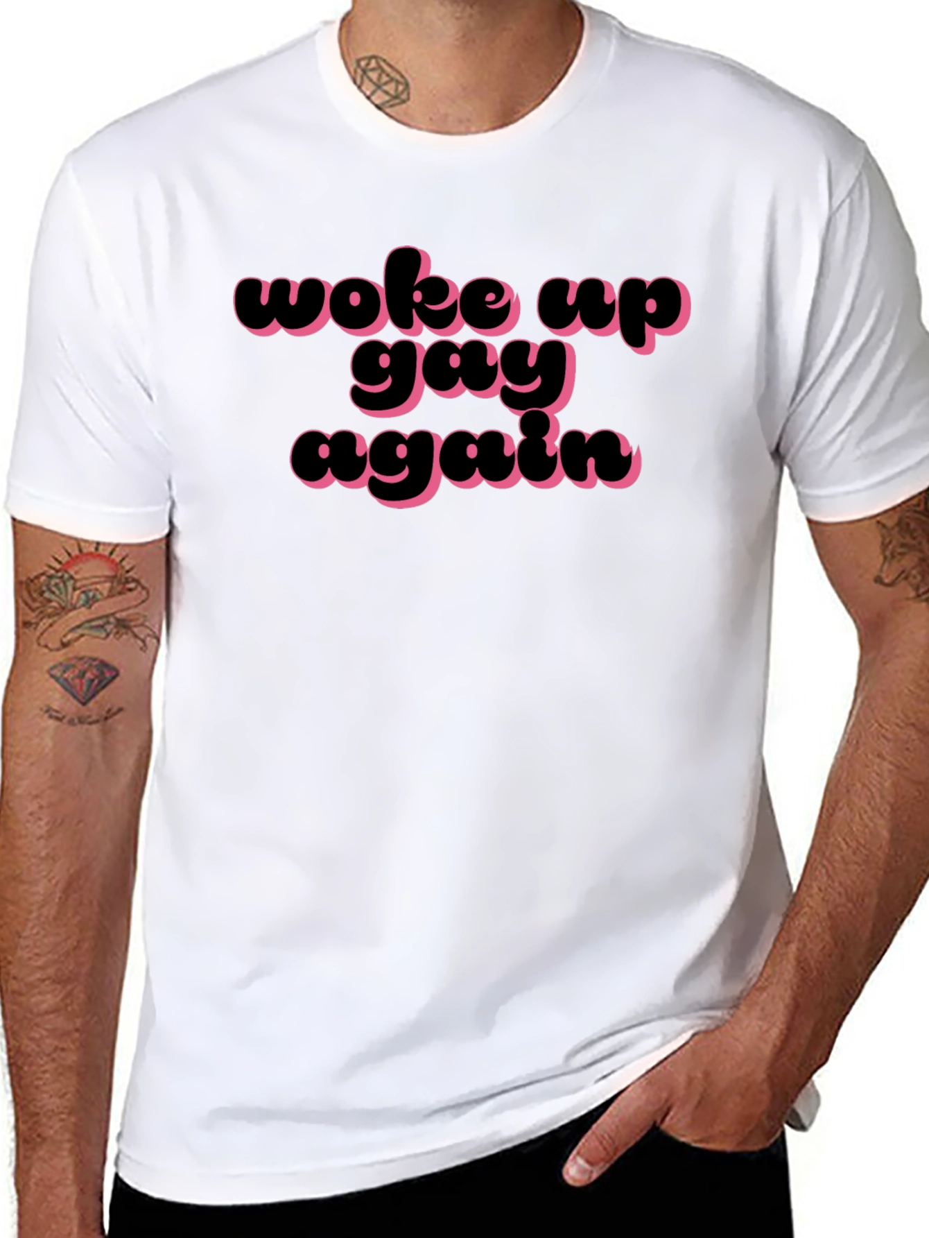 Woke Up Gay Again T-Shirt - 8