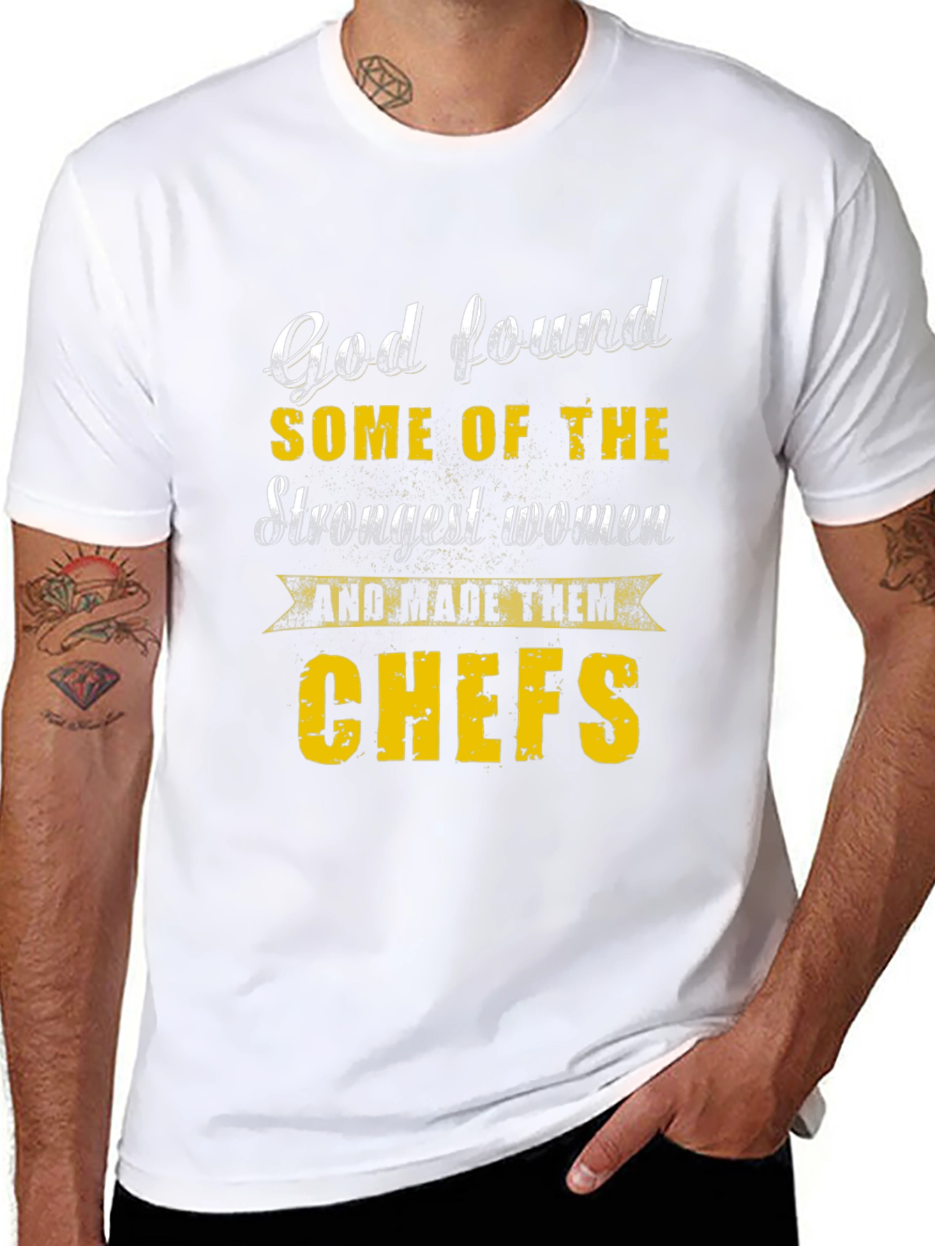 Black God Found The Strongest Women Chefs Graphic T-Shirt view 8