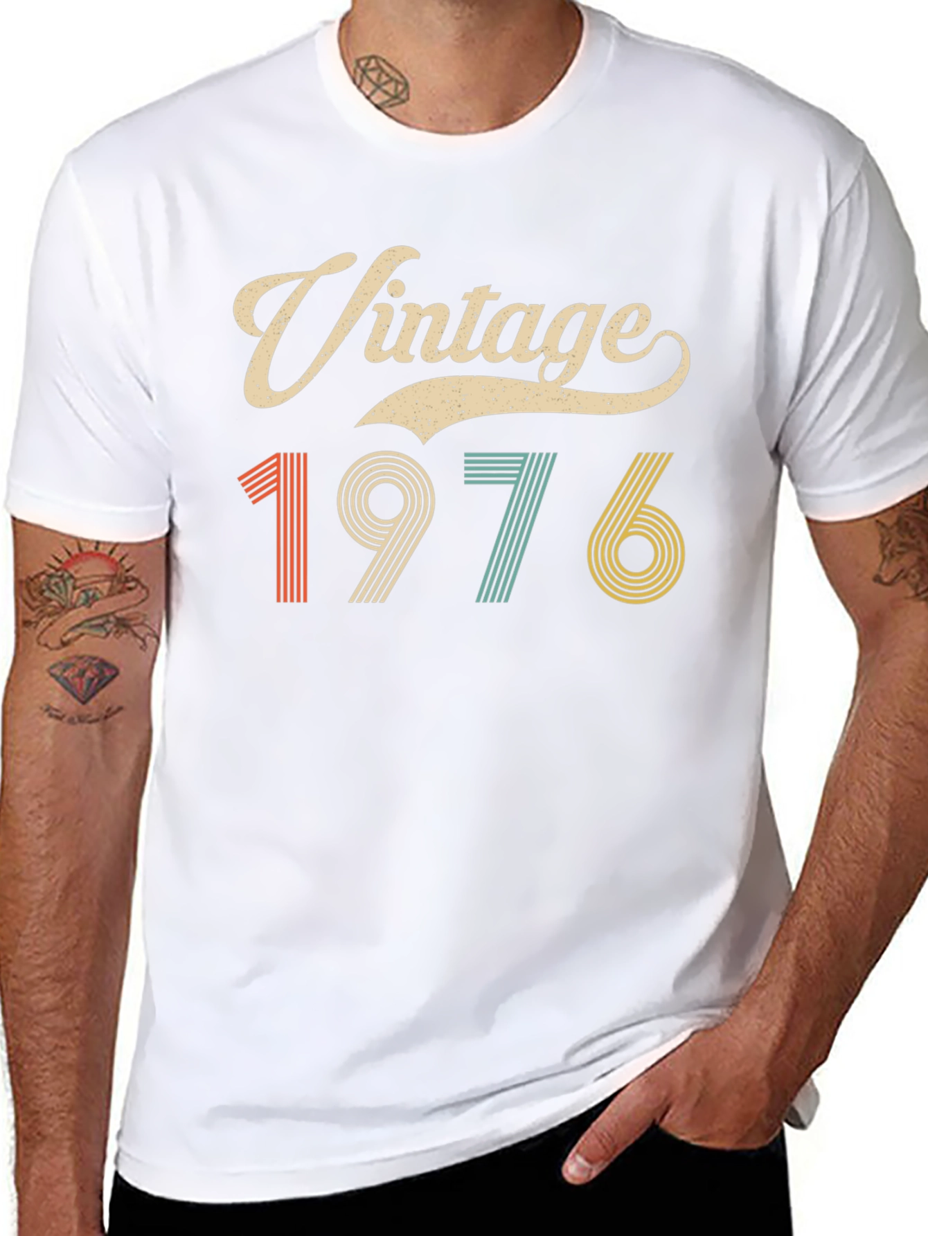 Black Vintage 1976 T-Shirt view 8