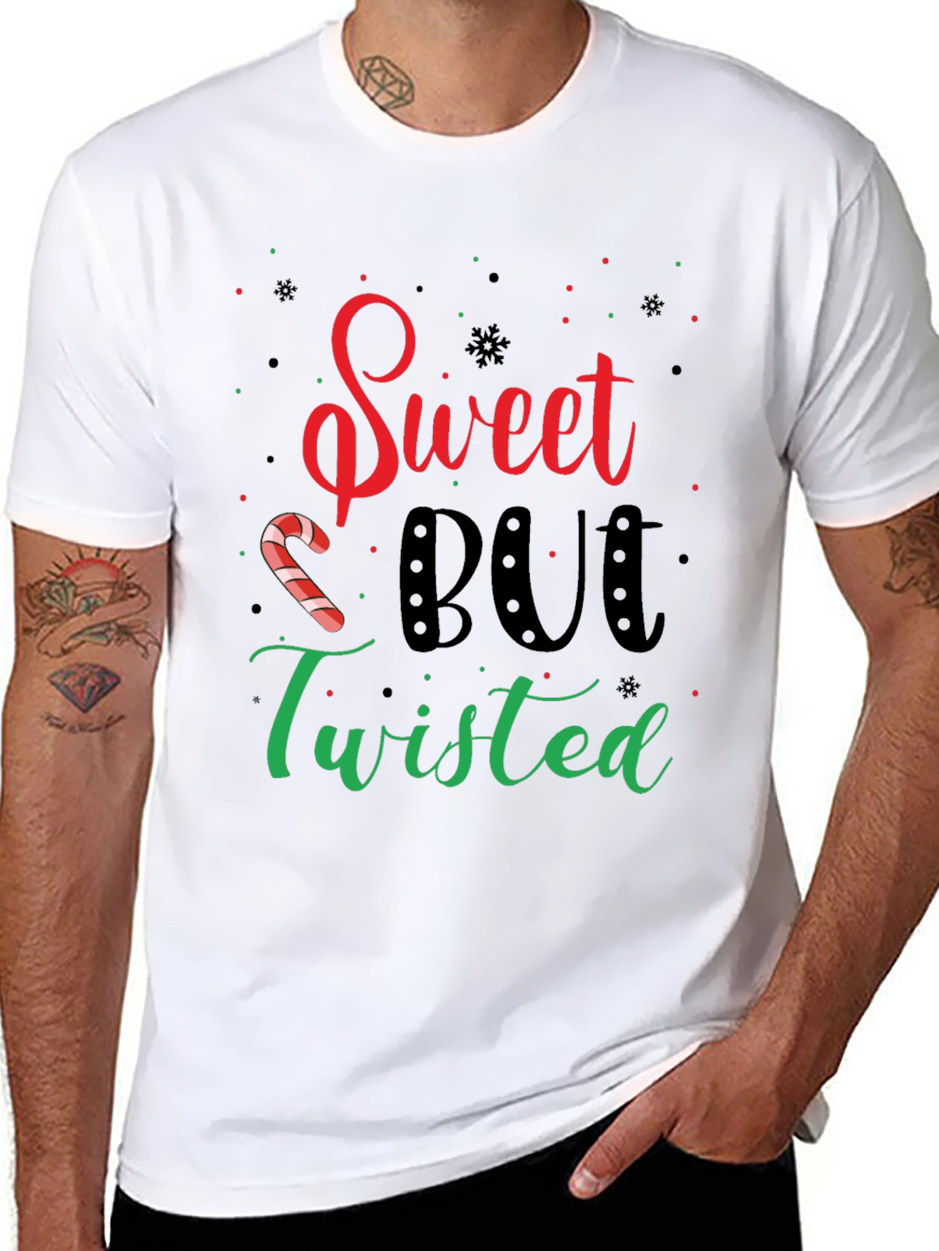 Black Sweet But Twisted Graphic Tee view 8