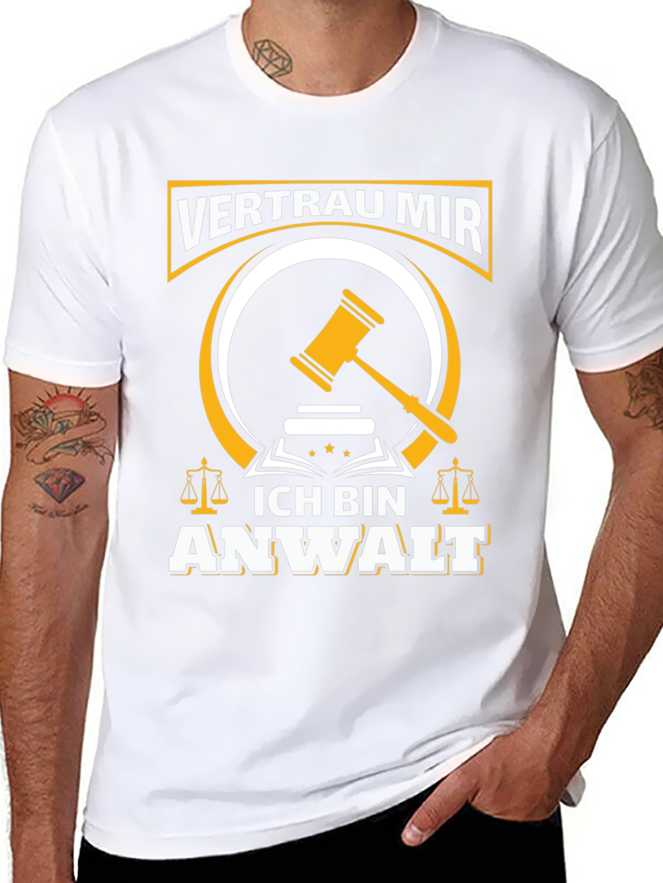 Vertrau Mir Ich Bin Anwalt T-Shirt Lawyer Justice - 8