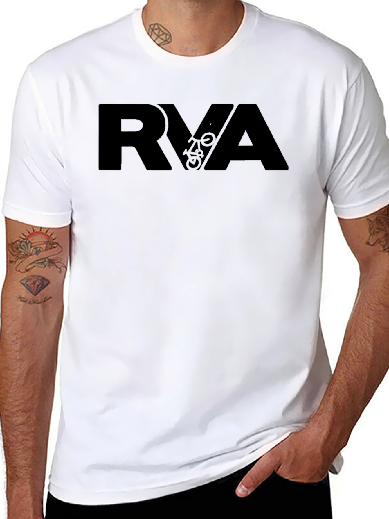 Black RVA Black Graphic Tee Shirt view 8