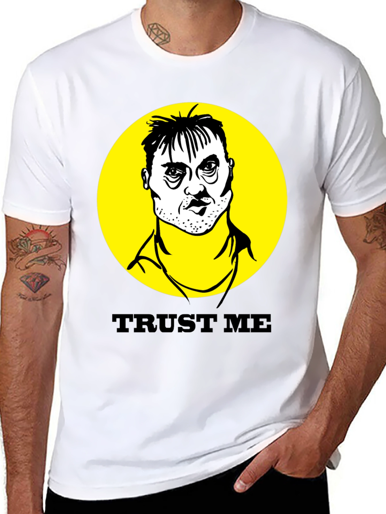 Black Trust Me T-Shirt - Adult Humor Tee view 8
