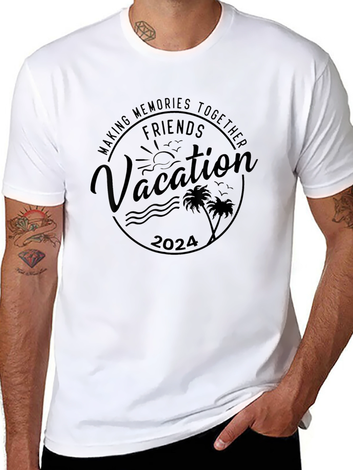 Black Vacation 2024 T-Shirt view 8
