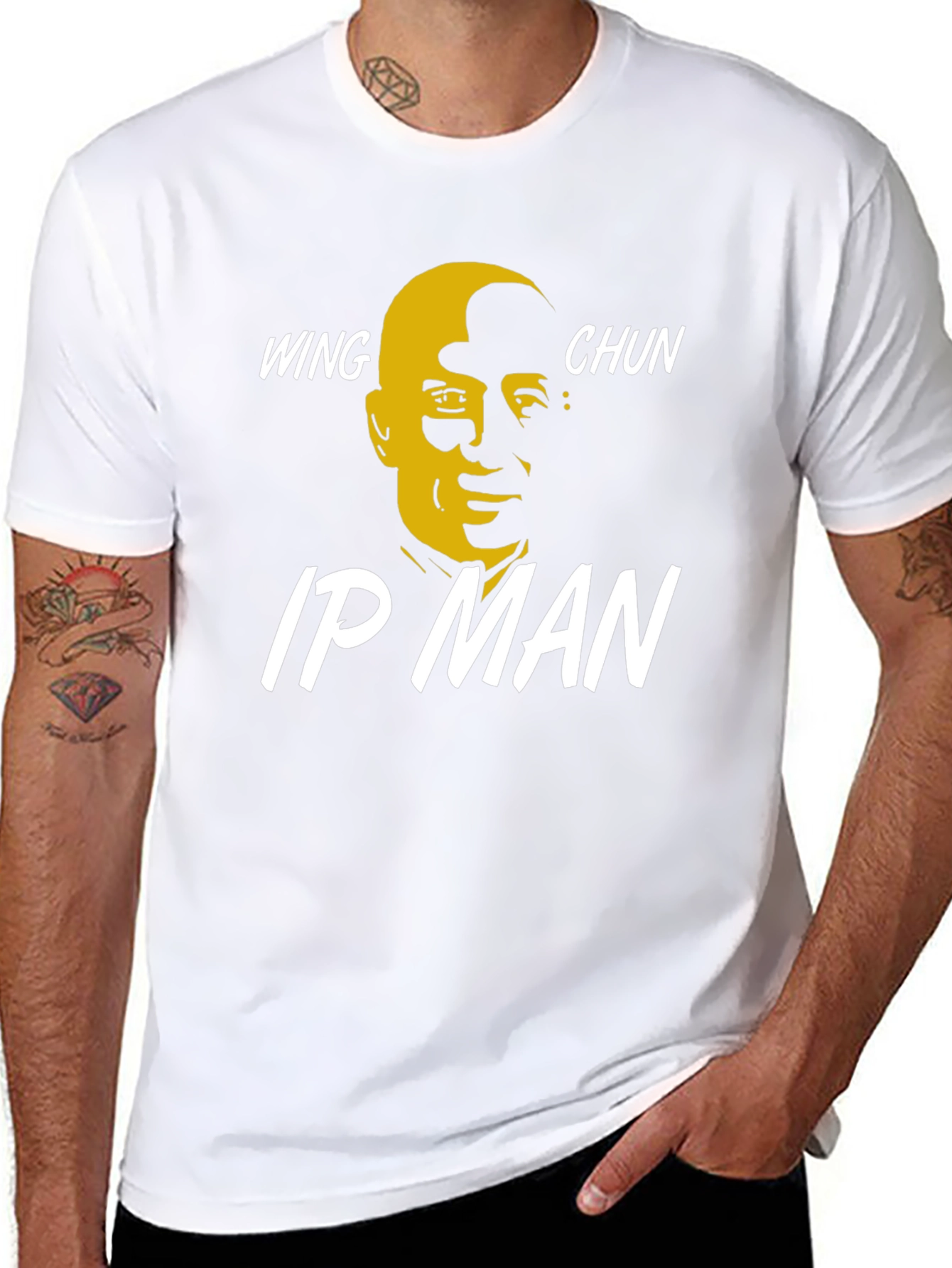 Black Wing Chun IP Man T-Shirt - Martial Arts Style view 8