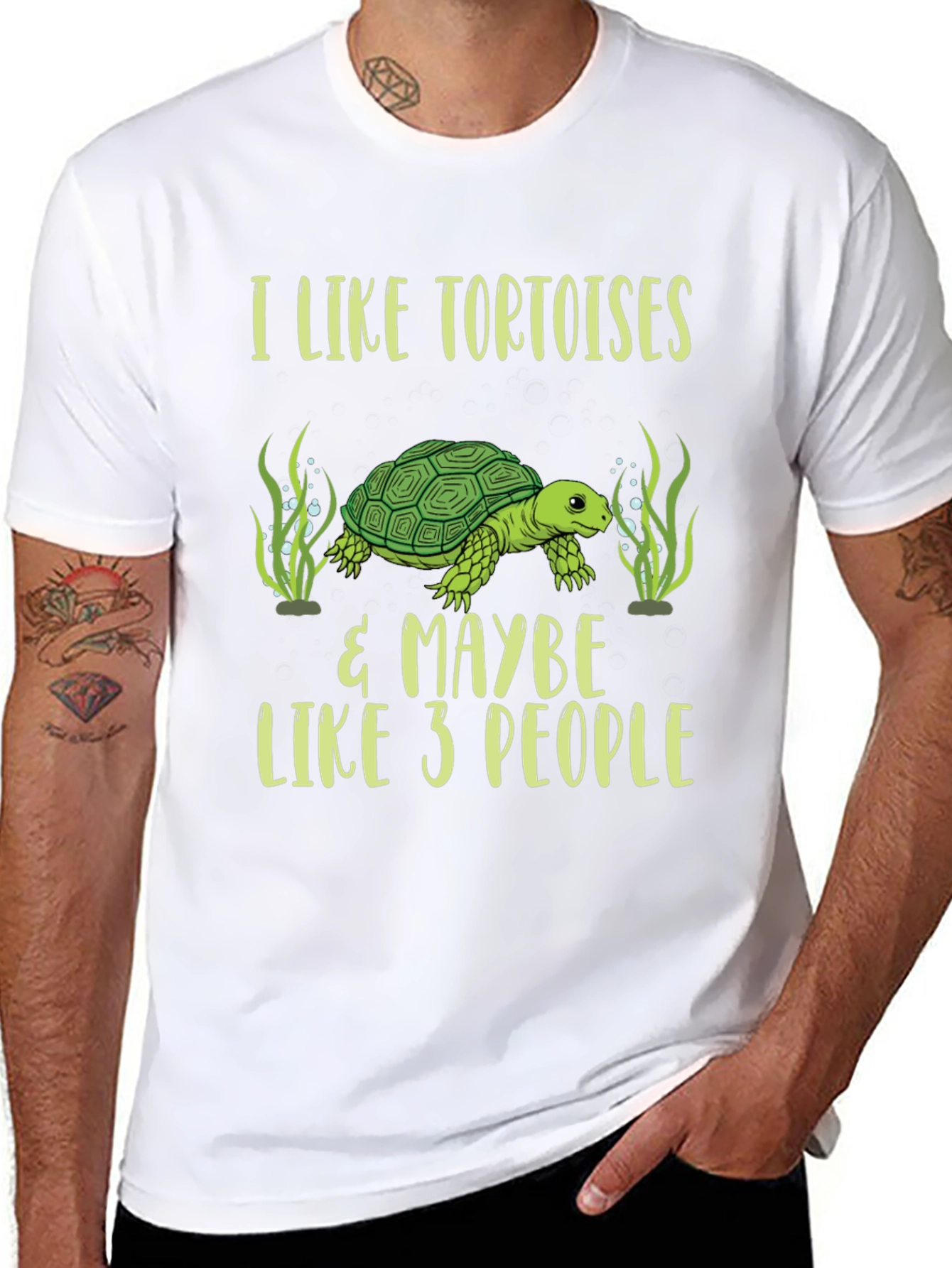Black Tortoise Lover Graphic T-Shirt view 8