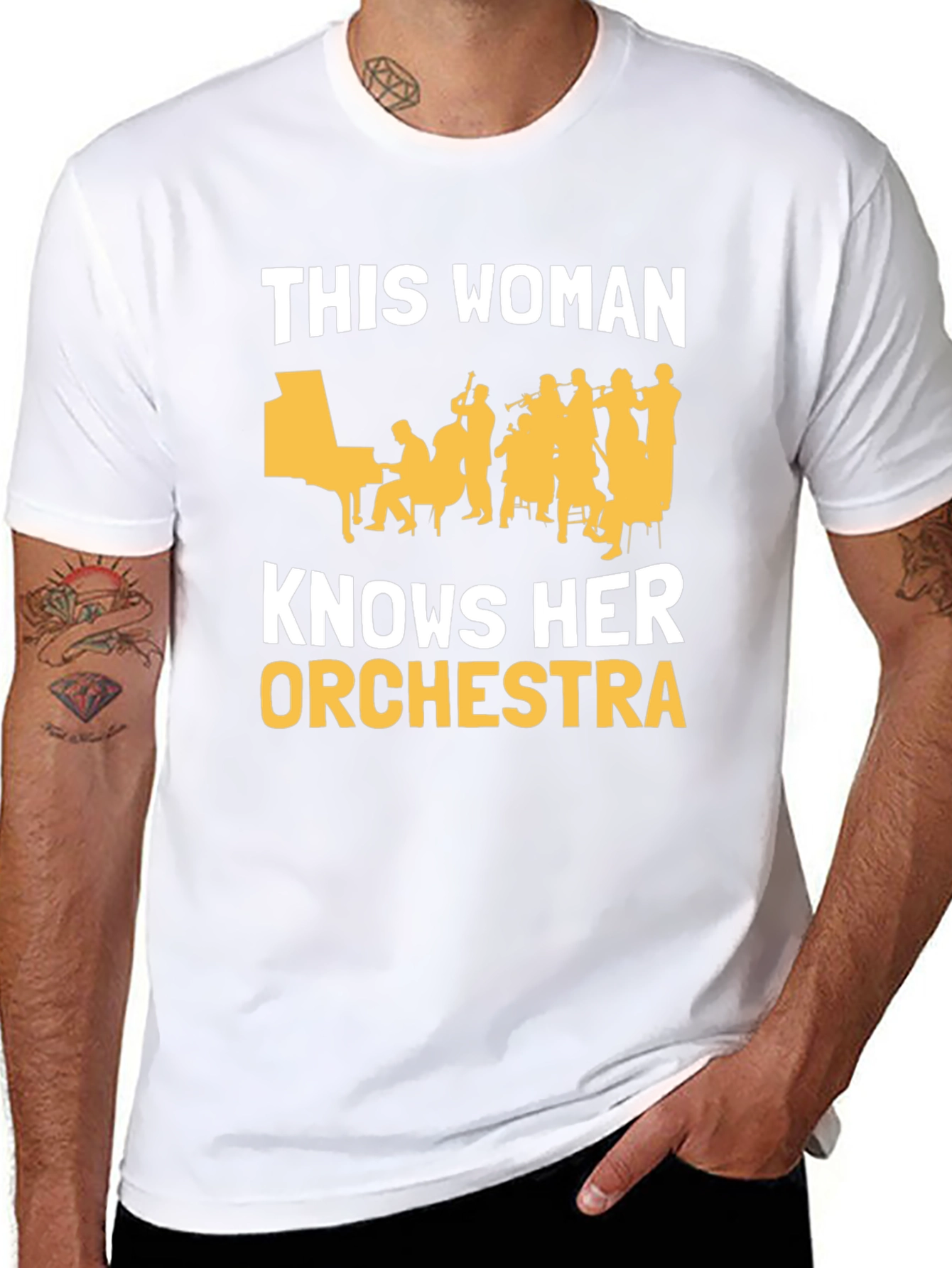 Black Orchestra Conductor T-Shirt view 8