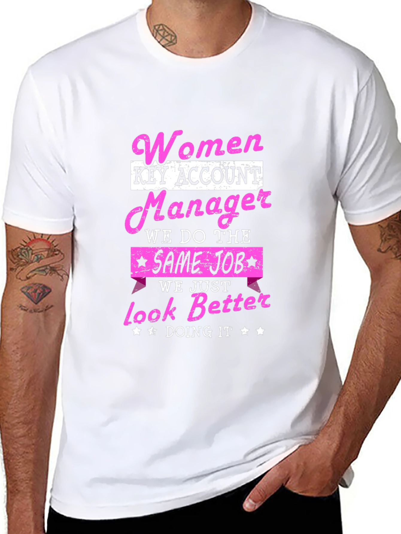 Black Women Key Account Manager T-Shirt view 8