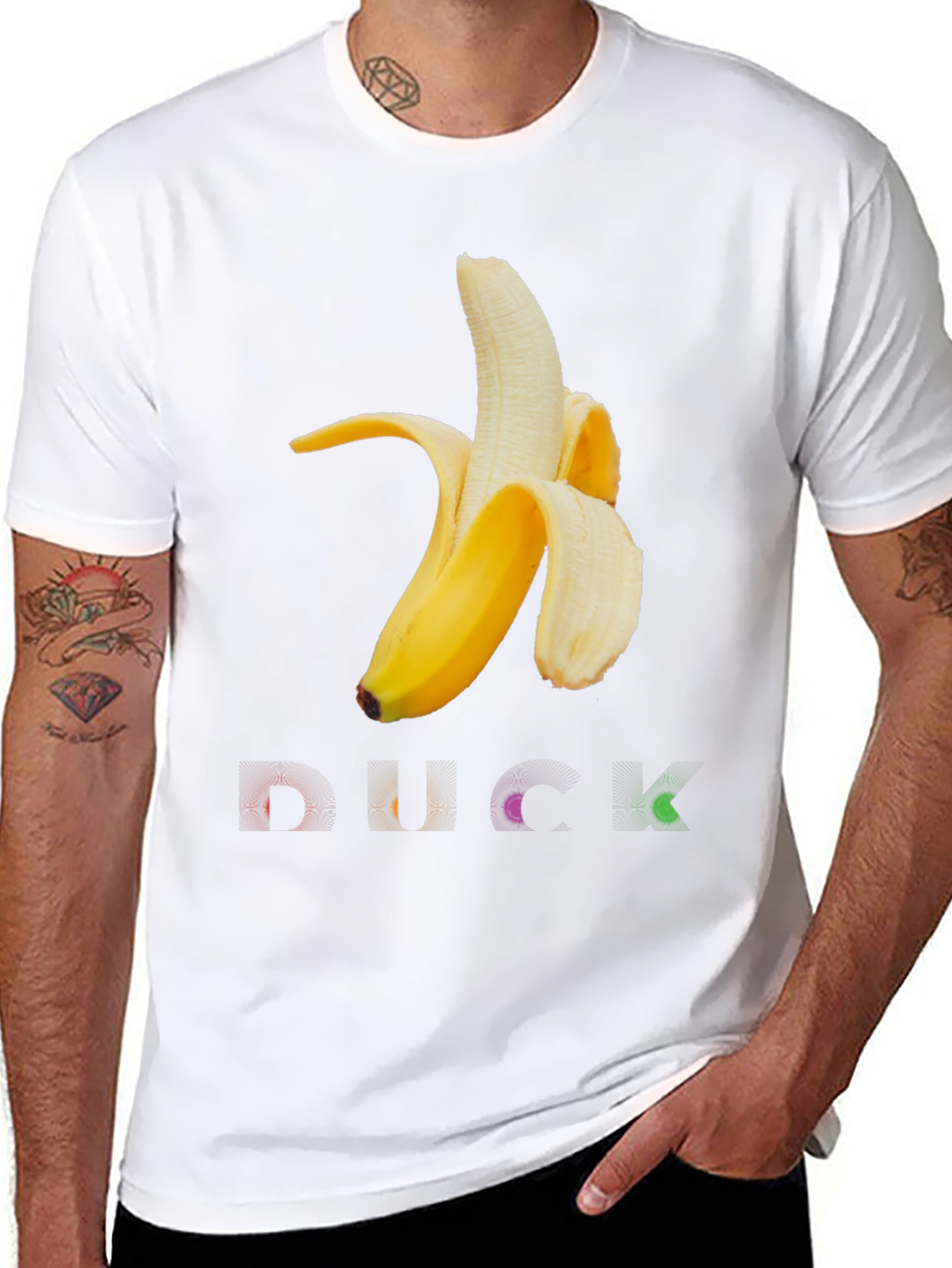 Black Banana DUCK Graphic Print T-Shirt view 8