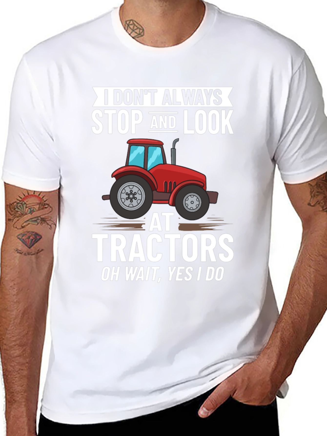 Funny Tractor Lover T-Shirt - 8