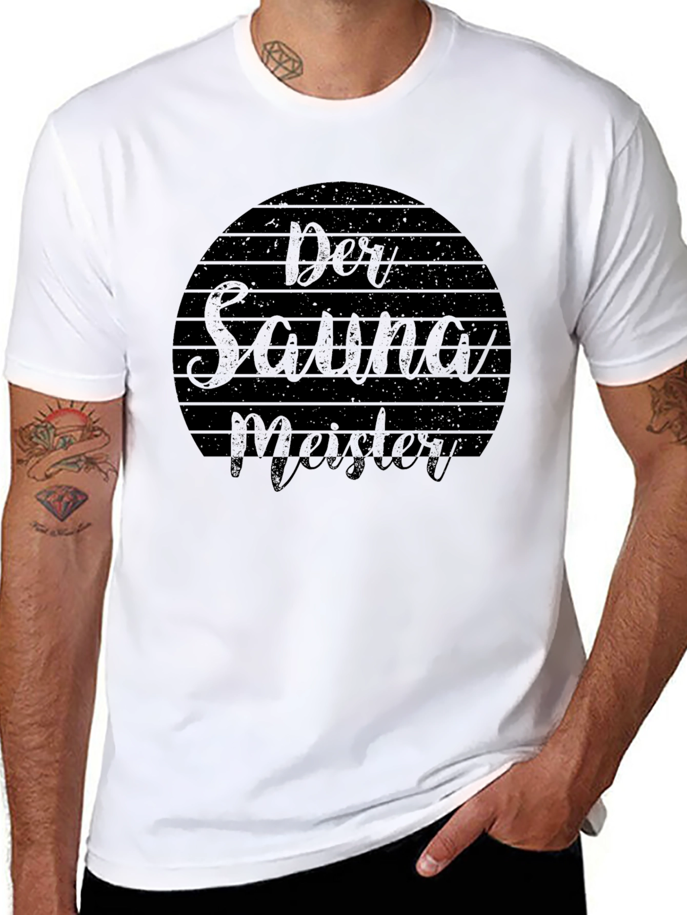 Black Der Sauna Meister Tee - Unique Design view 8
